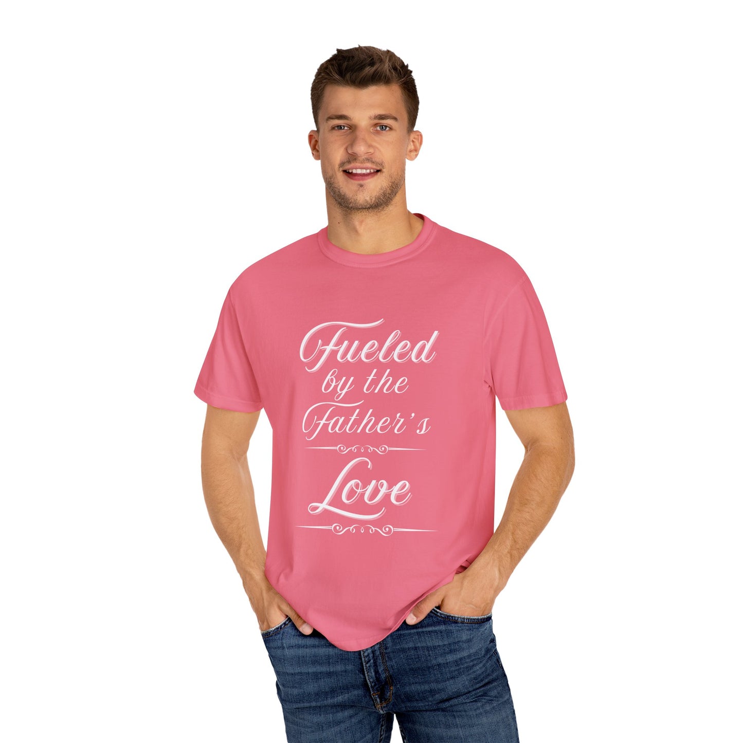 A Selection of "Fueled by the Father's Love"  Unisex T-Shirt