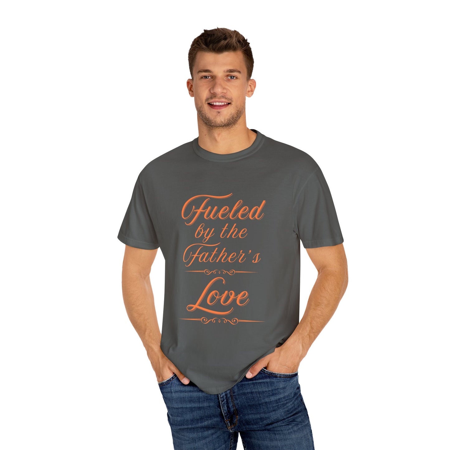 A Selection of "Fueled by the Father's Love"  Unisex T-Shirt