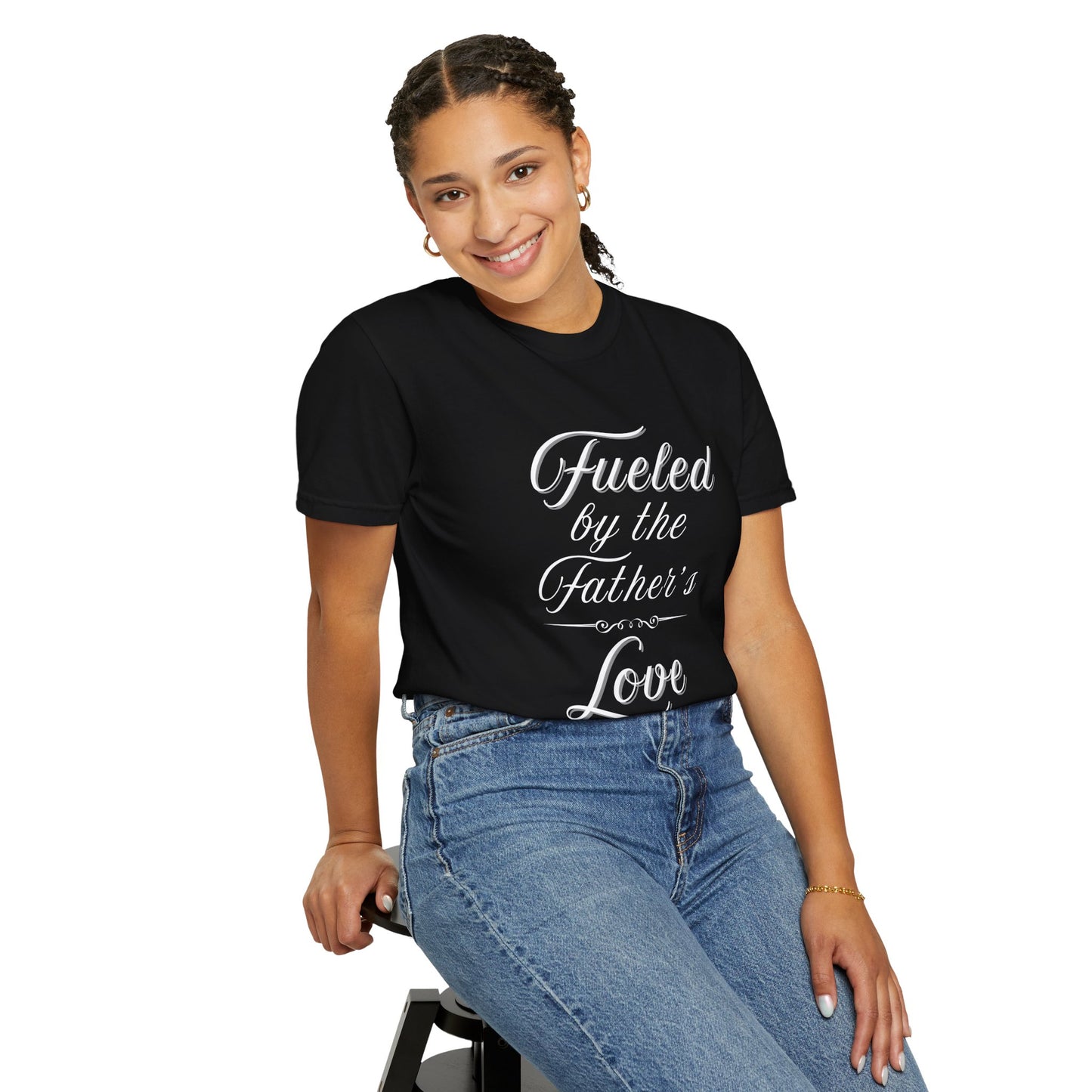 A Selection of "Fueled by the Father's Love"  Unisex T-Shirt