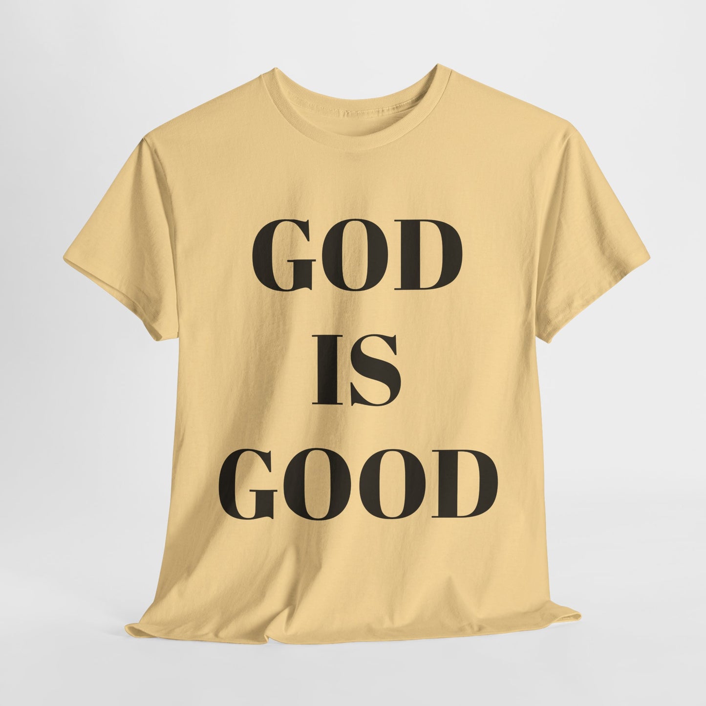 Inspirational "God is Good" - Unisex Heavy Cotton Tee