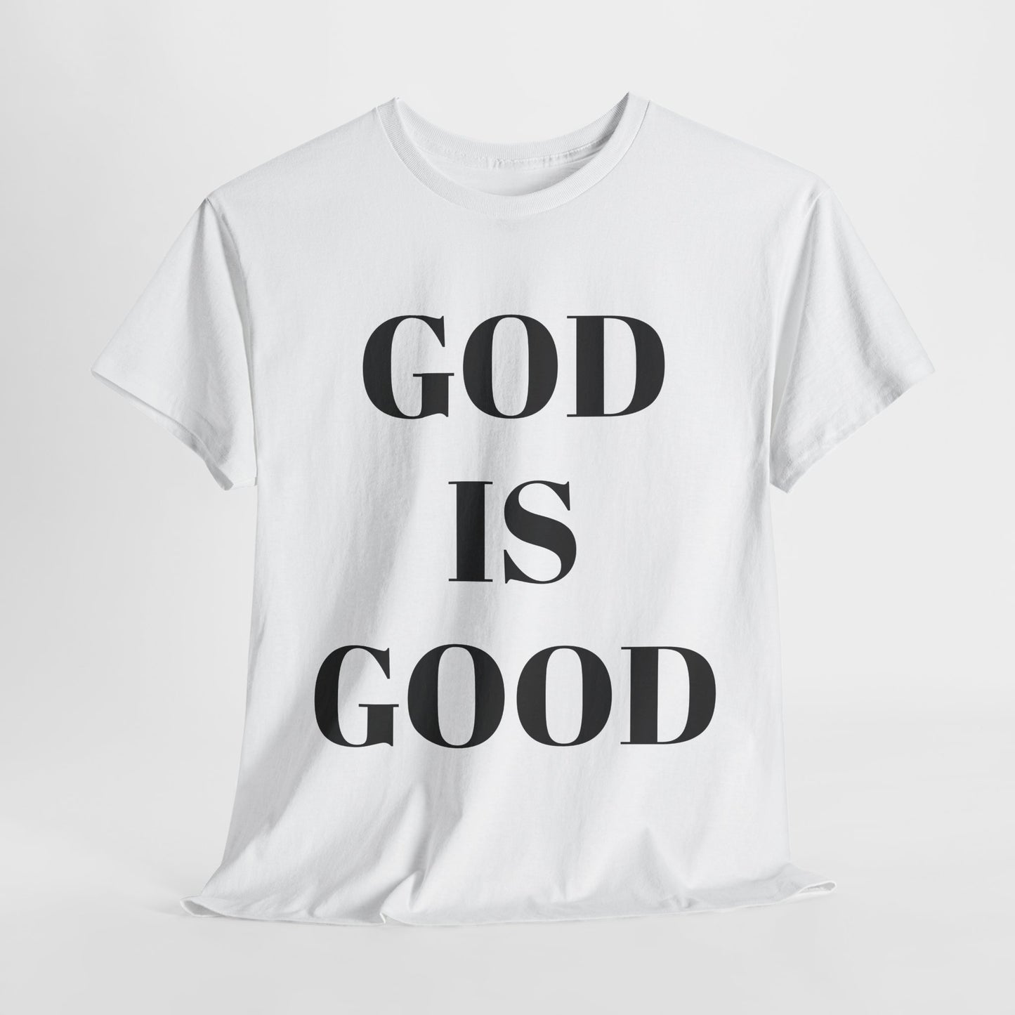 Inspirational "God is Good" - Unisex Heavy Cotton Tee