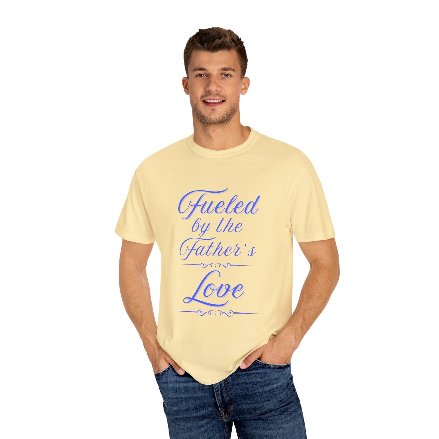 A Selection of "Fueled by the Father's Love"  Unisex T-Shirt