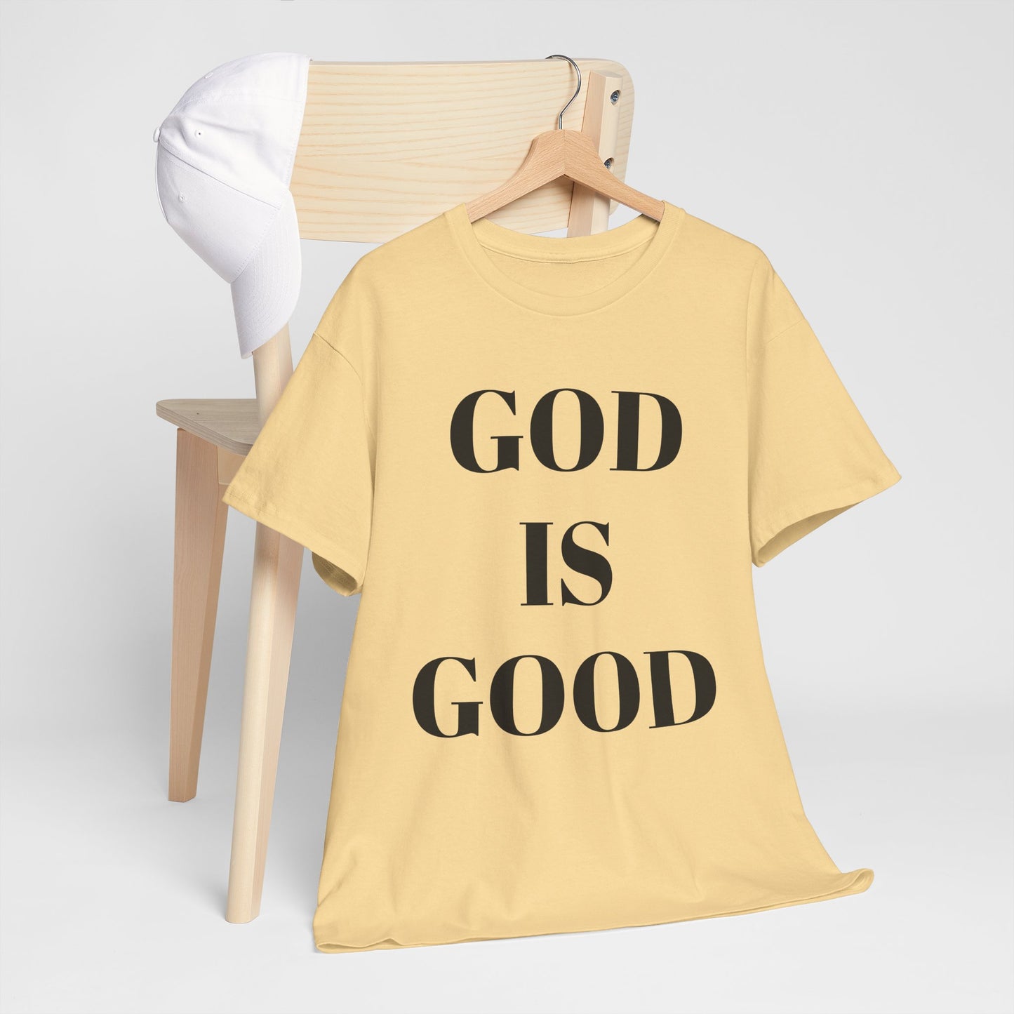 Inspirational "God is Good" - Unisex Heavy Cotton Tee