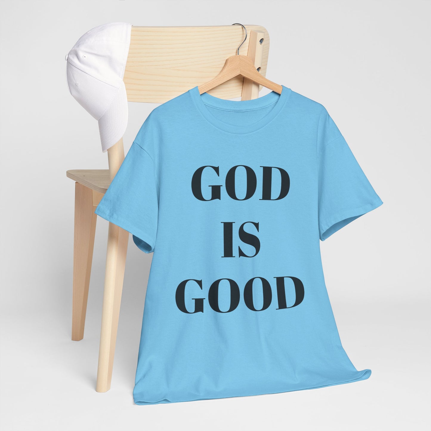 Inspirational "God is Good" - Unisex Heavy Cotton Tee