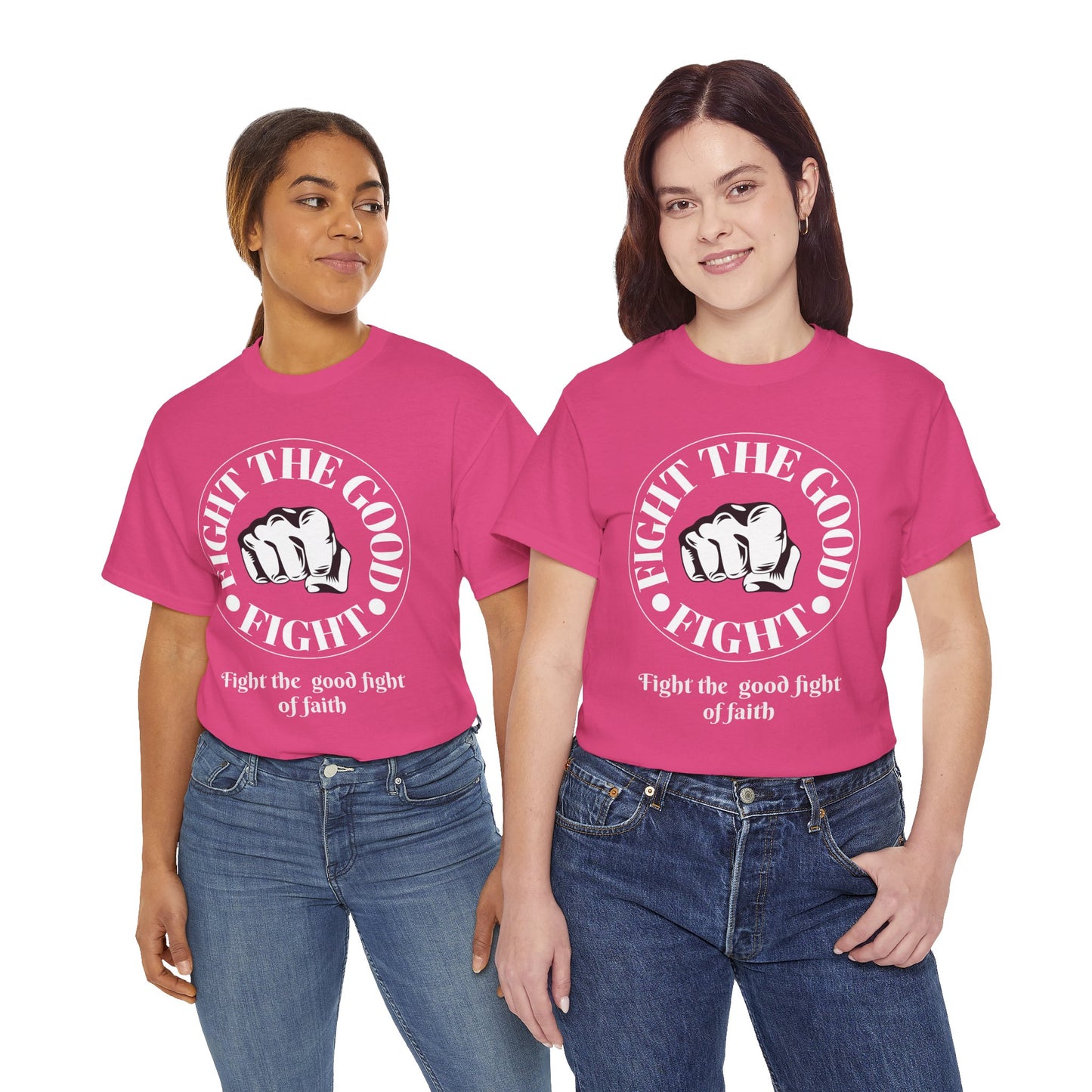 Fight the Good Fight Unisex Heavy Cotton Tee