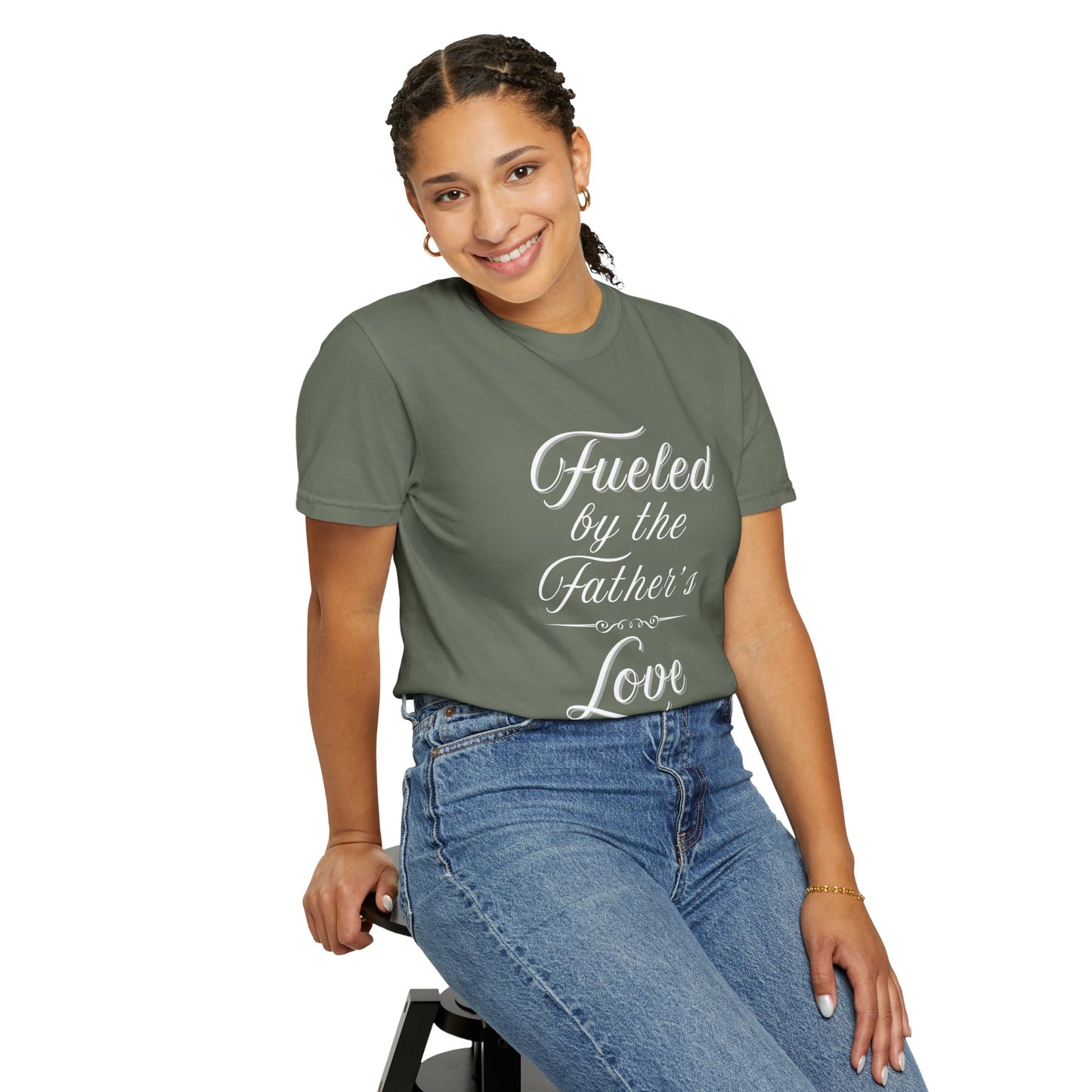 A Selection of "Fueled by the Father's Love"  Unisex T-Shirt