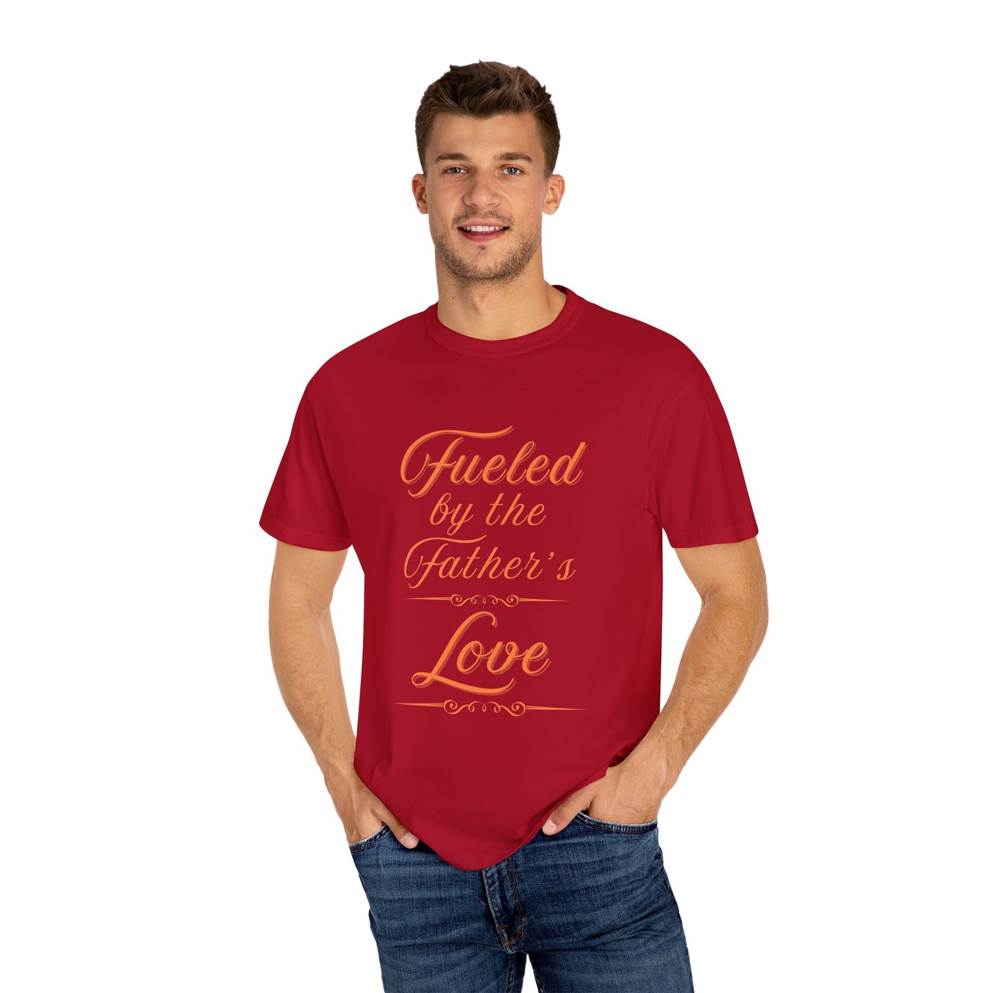 A Selection of "Fueled by the Father's Love"  Unisex T-Shirt