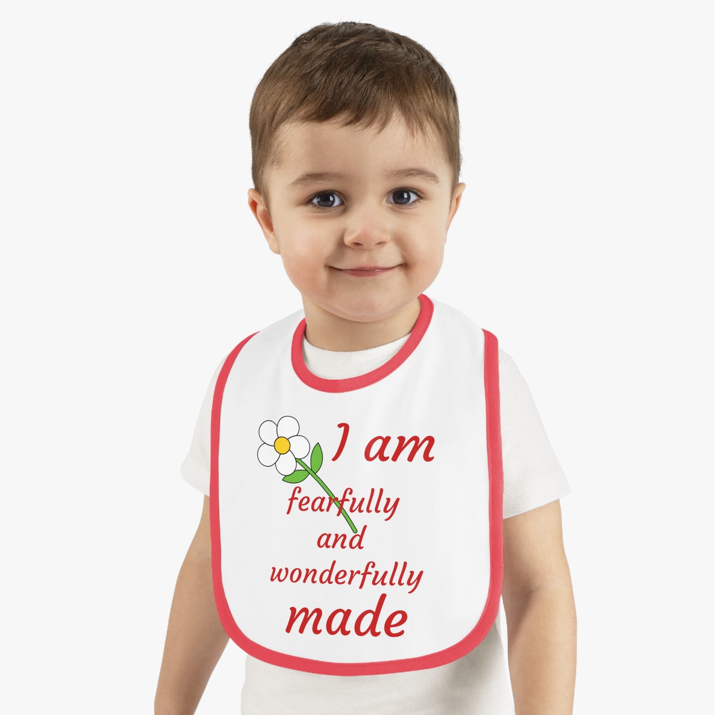 Fearfully and Wonderfully Made Baby Bib -  for Newborns and Infants