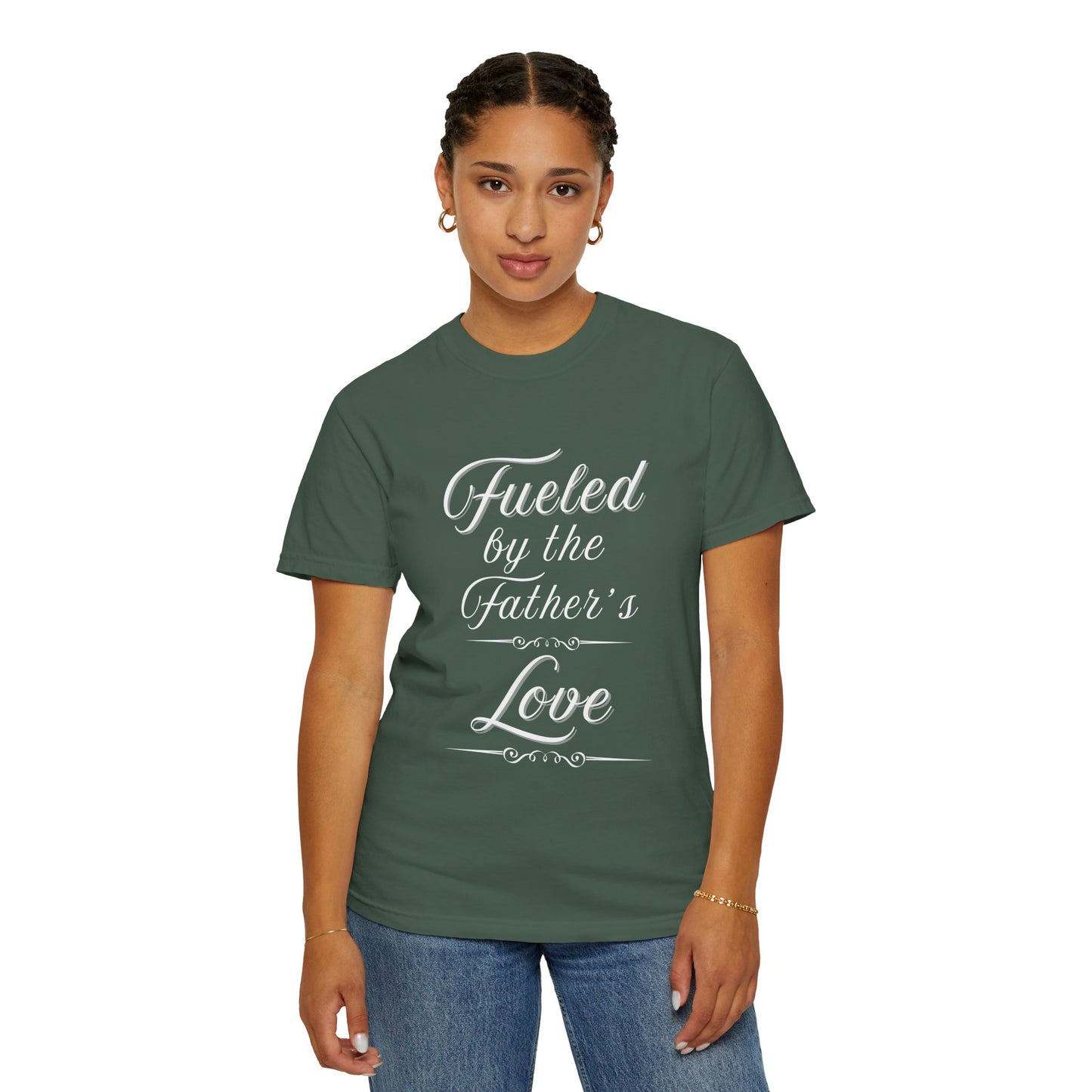 A Selection of "Fueled by the Father's Love"  Unisex T-Shirt