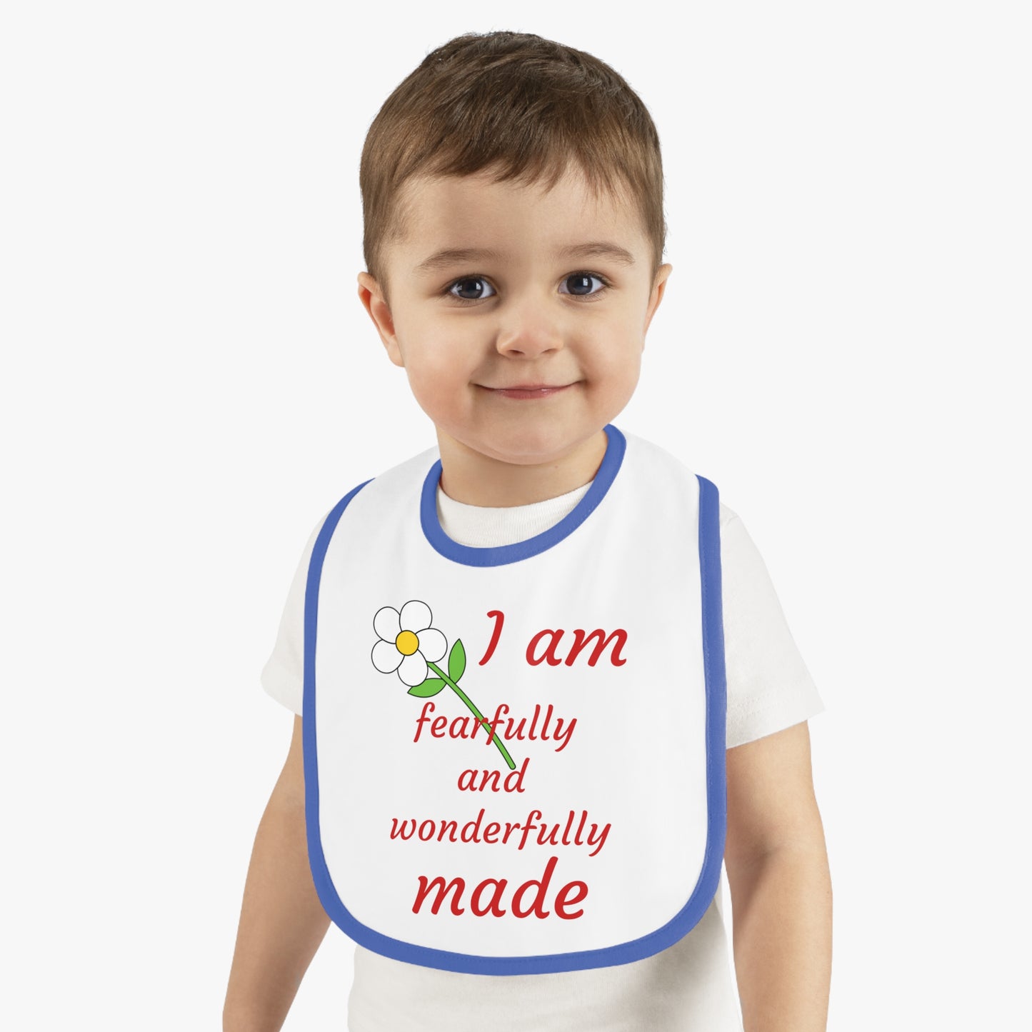 Fearfully and Wonderfully Made Baby Bib -  for Newborns and Infants