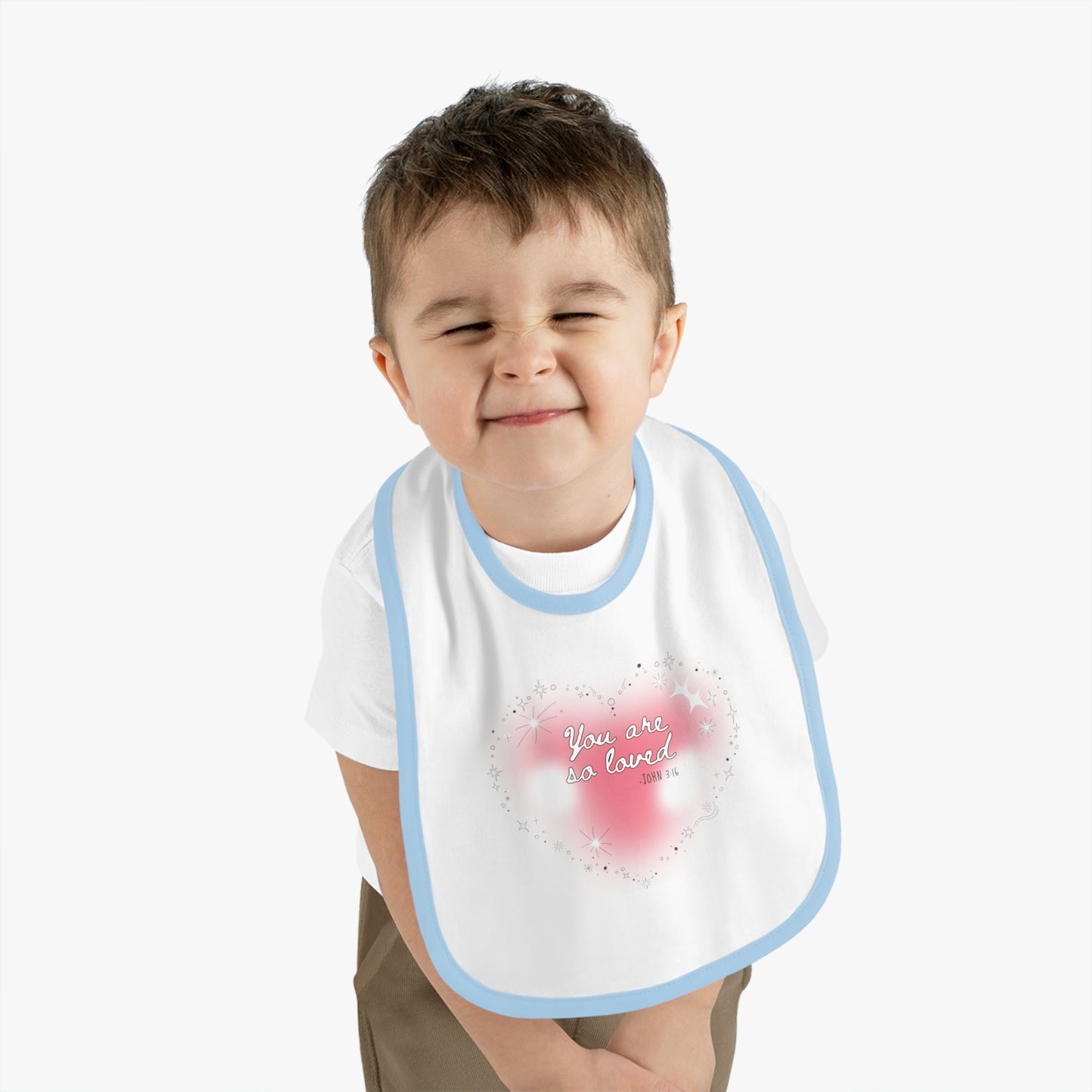 'You are so Loved' Baby Bib - Stylish Infant Feeding Accessory