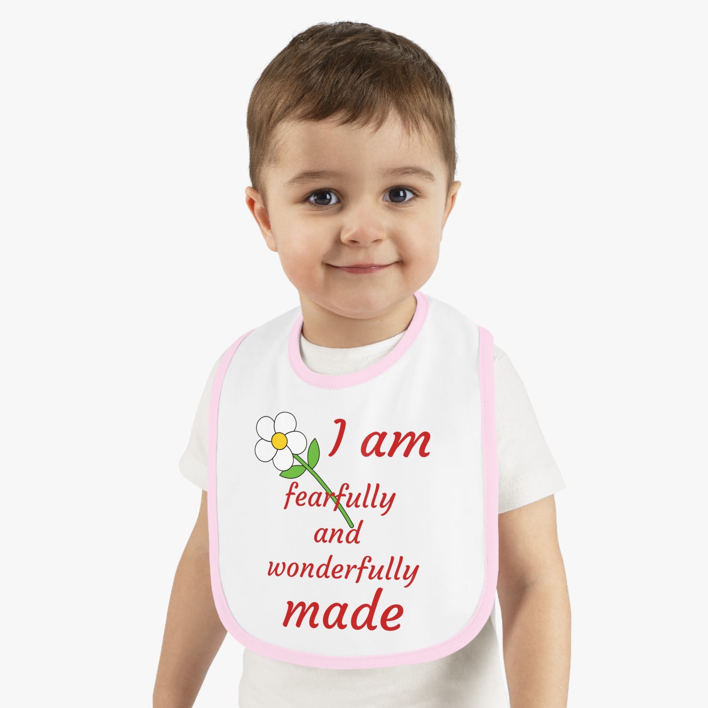 Fearfully and Wonderfully Made Baby Bib -  for Newborns and Infants