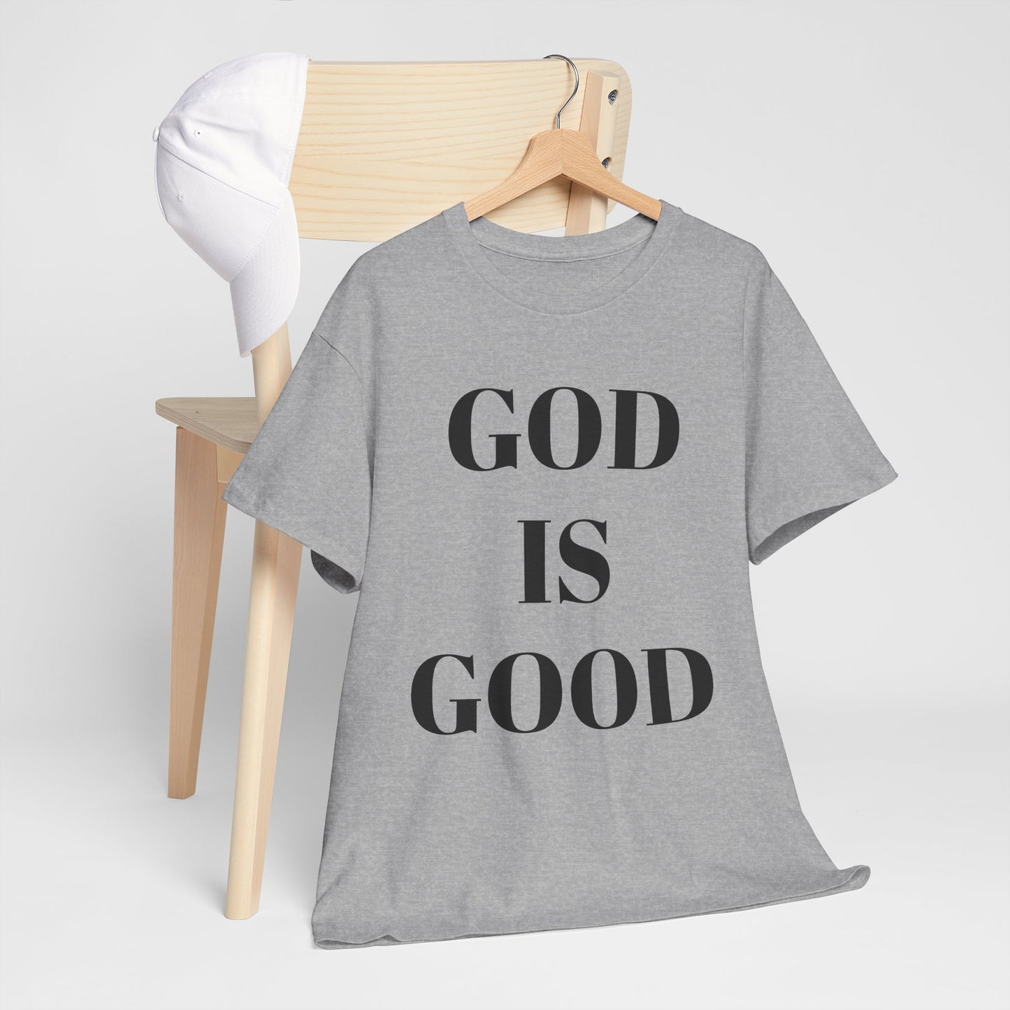 Inspirational "God is Good" - Unisex Heavy Cotton Tee