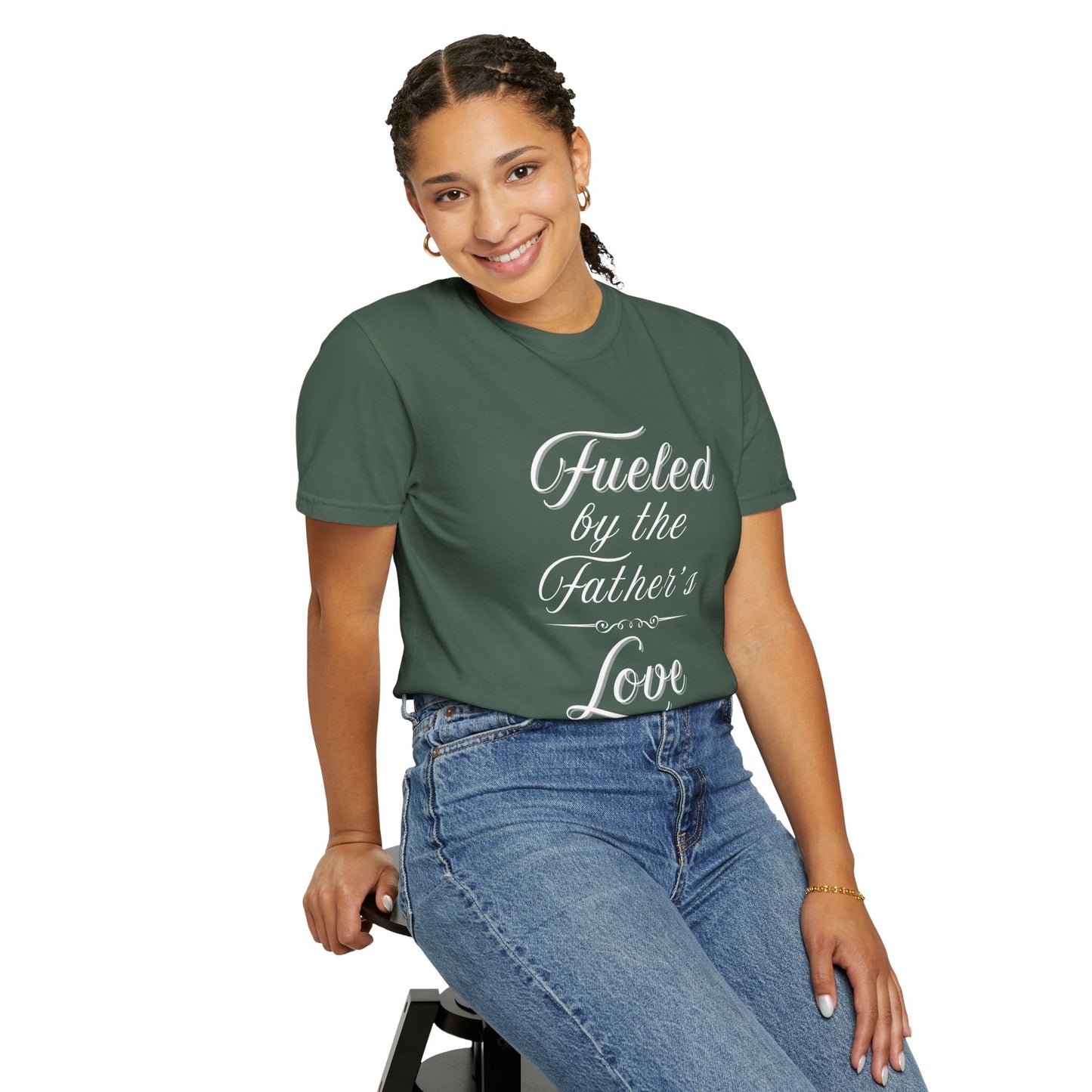 A Selection of "Fueled by the Father's Love"  Unisex T-Shirt