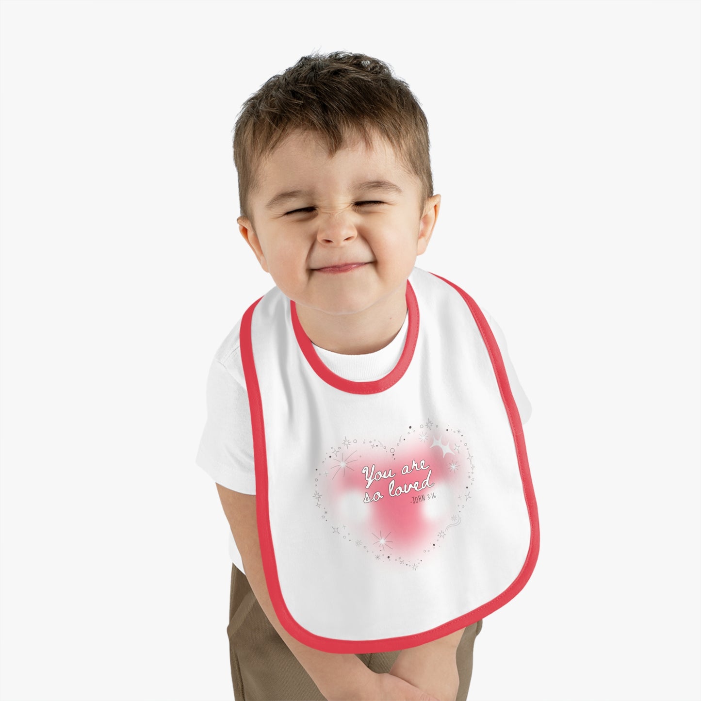 'You are so Loved' Baby Bib - Stylish Infant Feeding Accessory