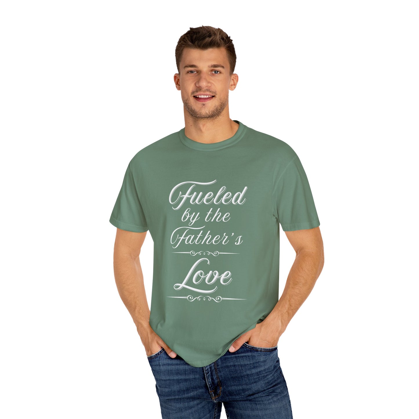 A Selection of "Fueled by the Father's Love"  Unisex T-Shirt