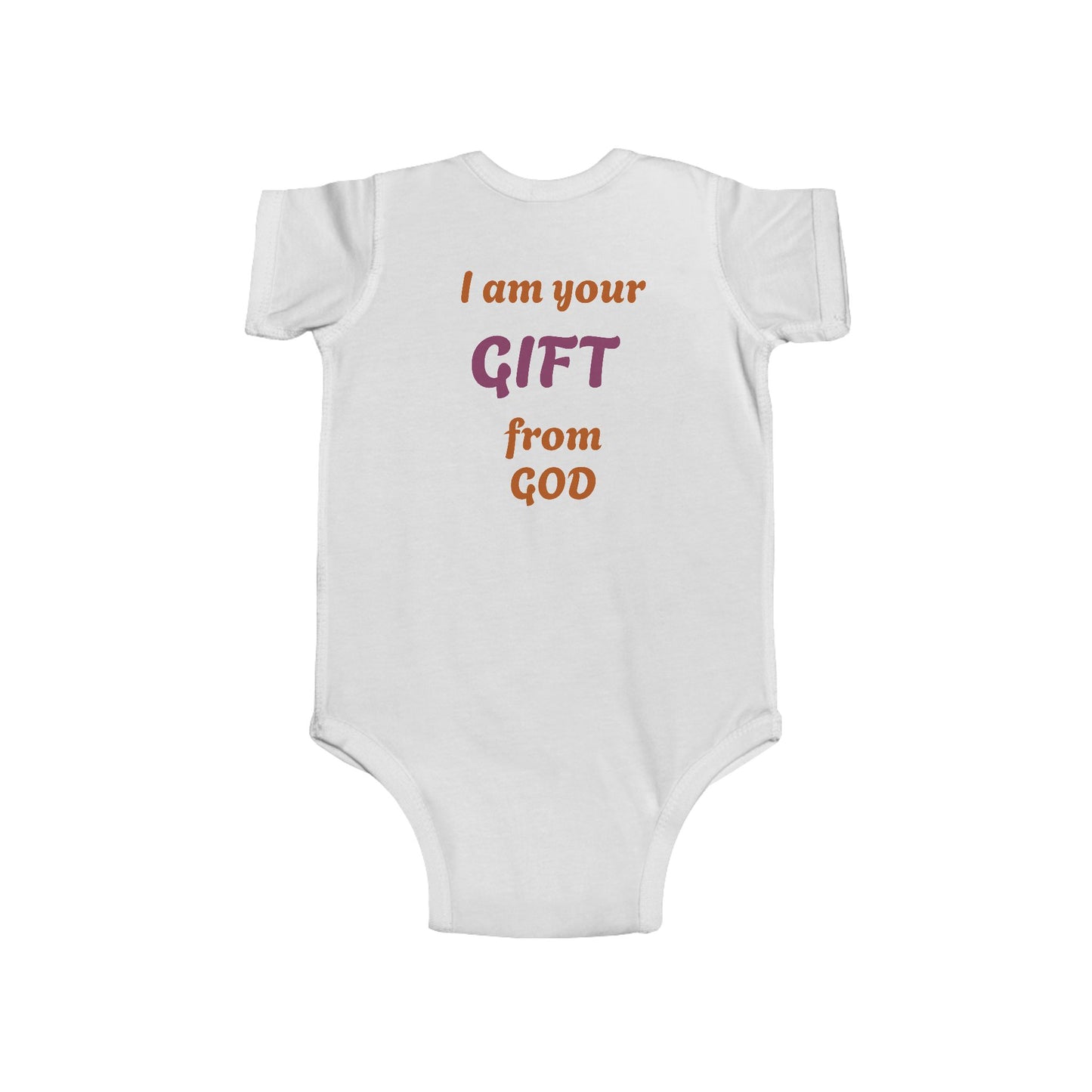 Blessed Gift Infant Bodysuit with Scripture - Heritage from the Lord