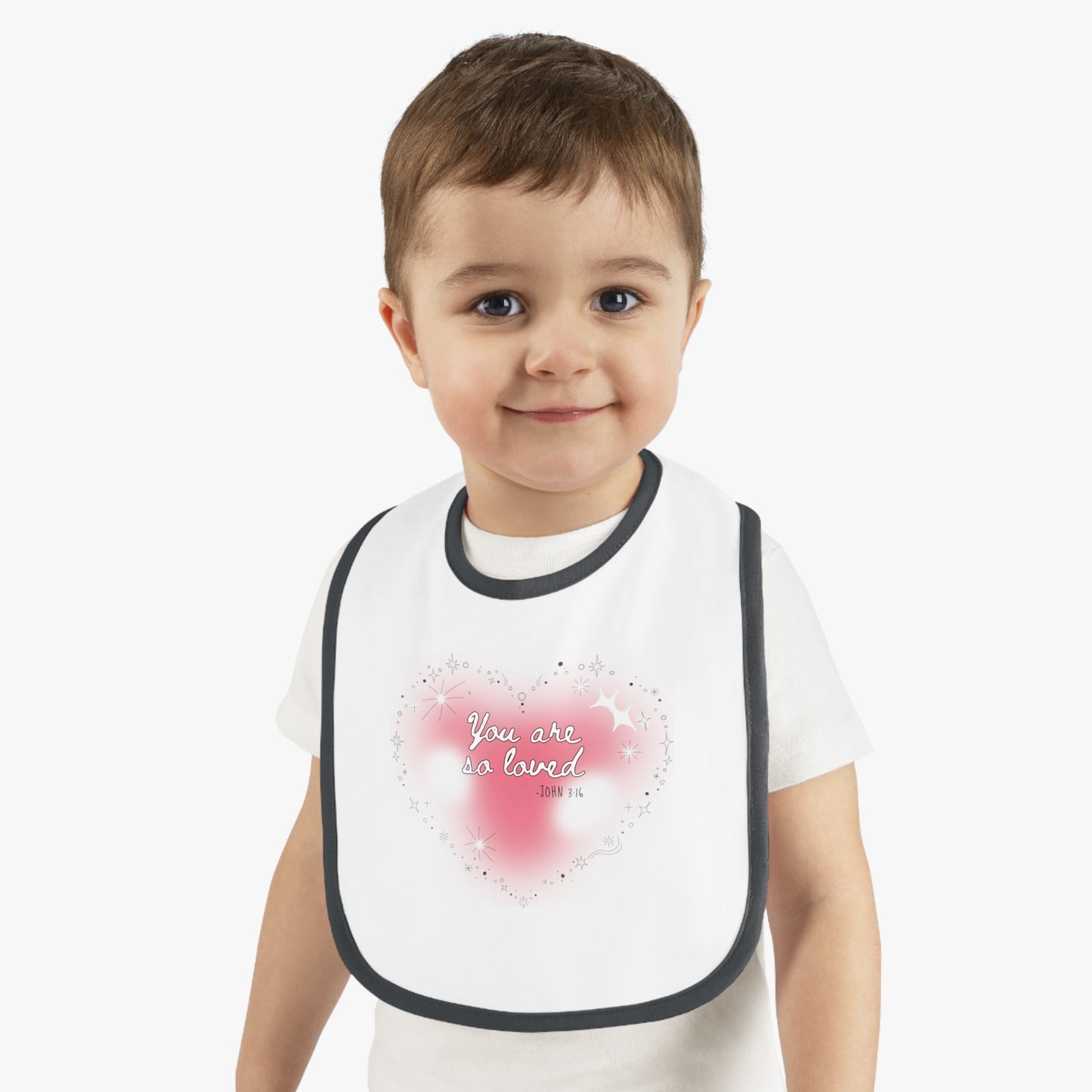 'You are so Loved' Baby Bib - Stylish Infant Feeding Accessory