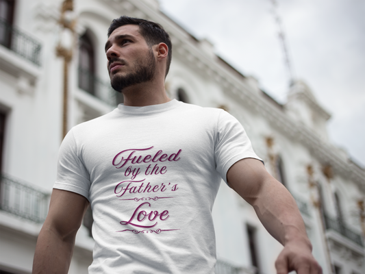 A Selection of "Fueled by the Father's Love"  Unisex T-Shirt