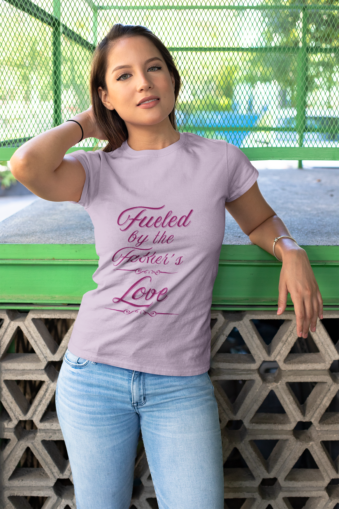 A Selection of "Fueled by the Father's Love"  Unisex T-Shirt