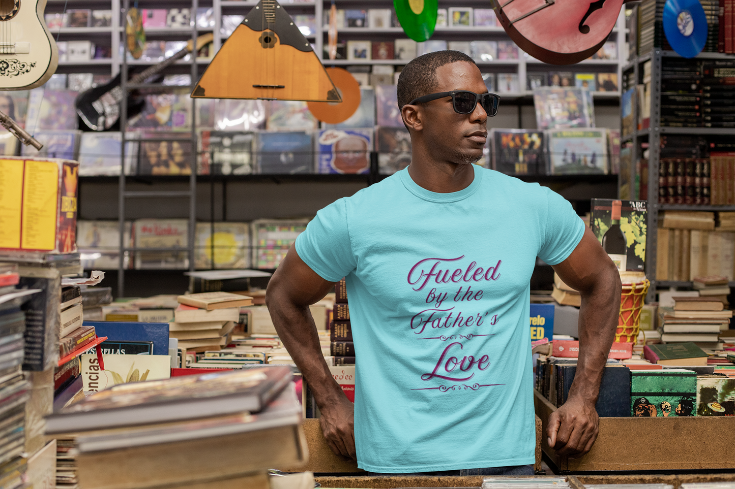 A Selection of "Fueled by the Father's Love"  Unisex T-Shirt