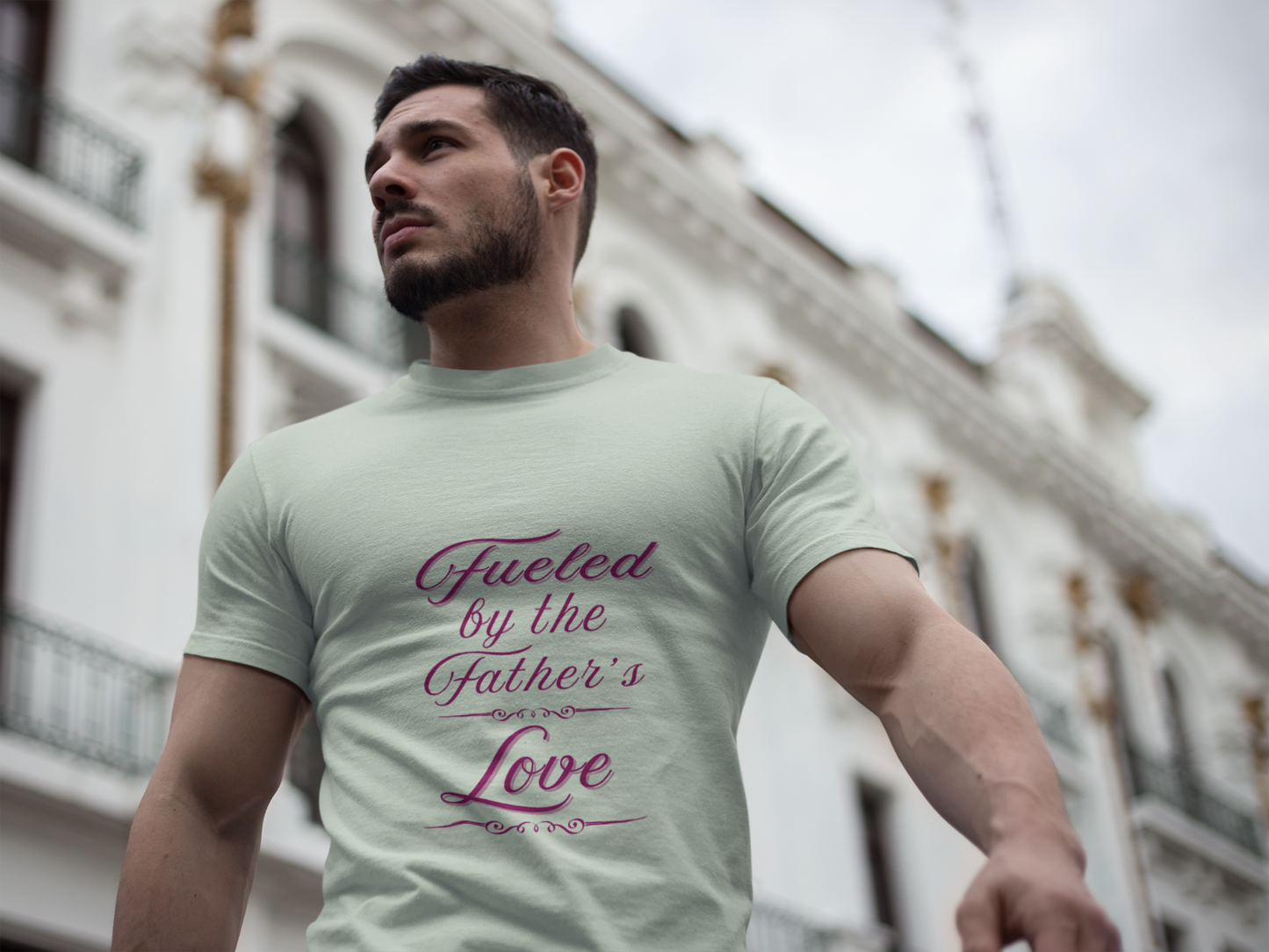 A Selection of "Fueled by the Father's Love"  Unisex T-Shirt