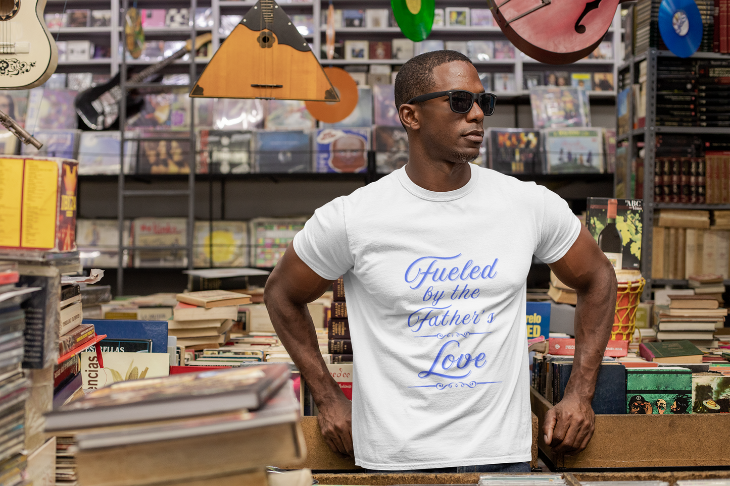 A Selection of "Fueled by the Father's Love"  Unisex T-Shirt