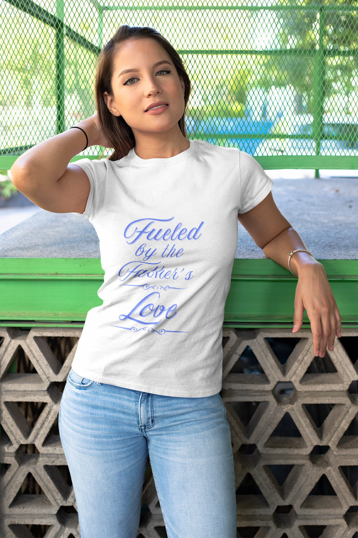 A Selection of "Fueled by the Father's Love"  Unisex T-Shirt