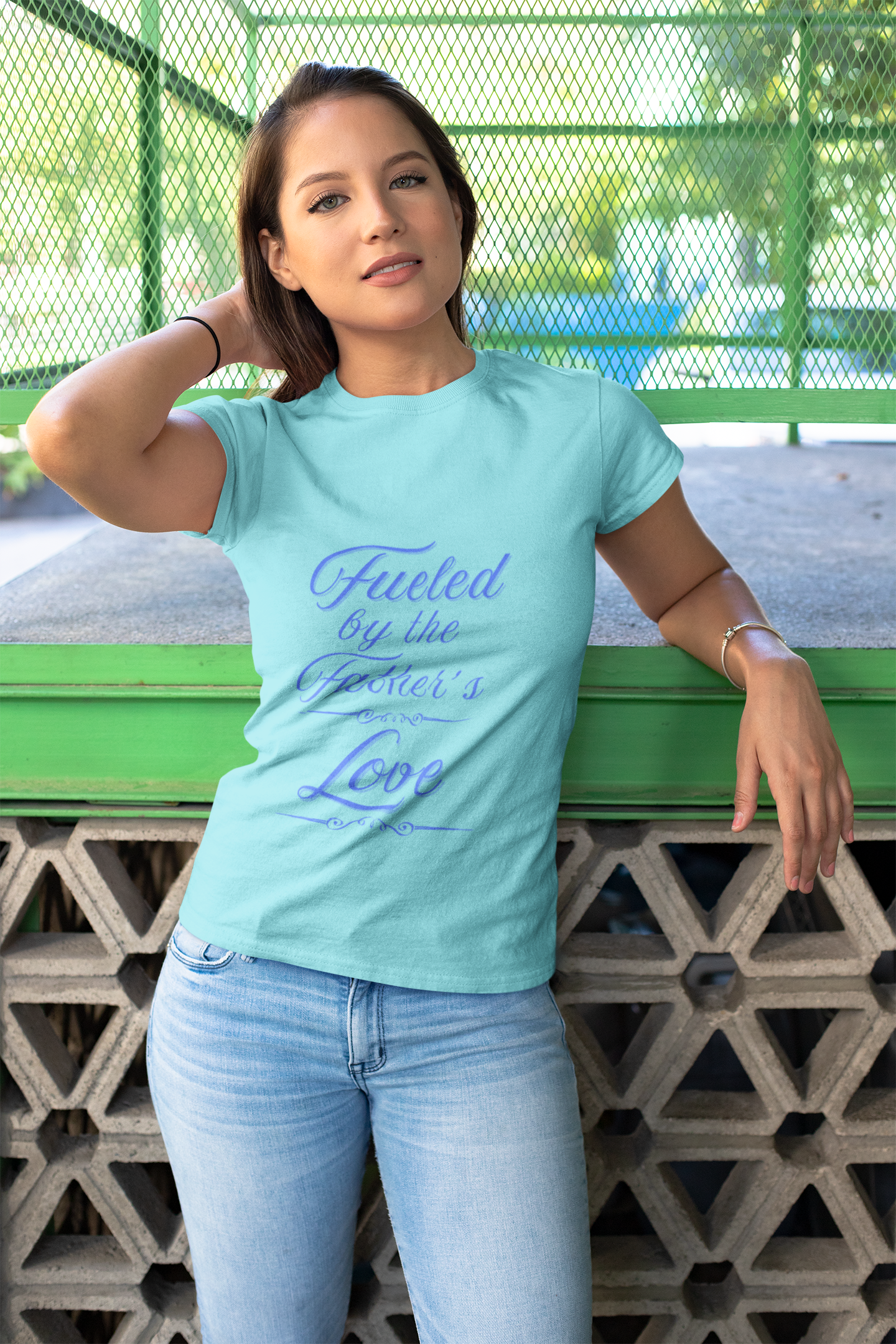 A Selection of "Fueled by the Father's Love"  Unisex T-Shirt