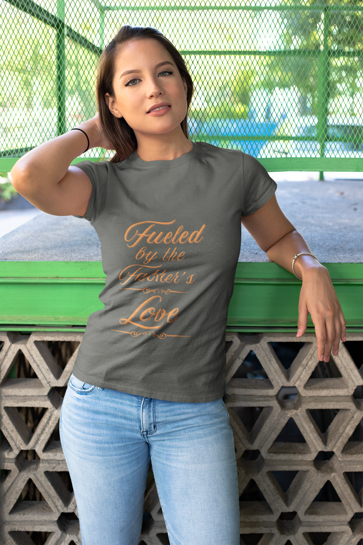 A Selection of "Fueled by the Father's Love"  Unisex T-Shirt