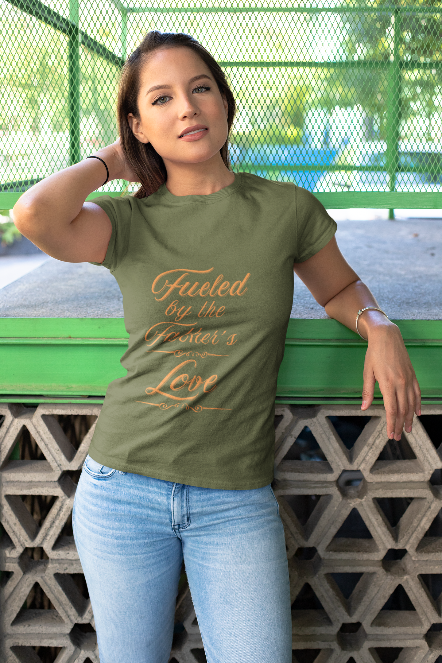 A Selection of "Fueled by the Father's Love"  Unisex T-Shirt