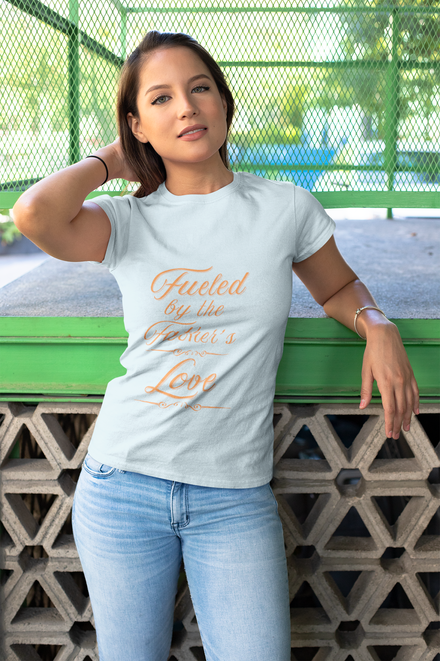 A Selection of "Fueled by the Father's Love"  Unisex T-Shirt