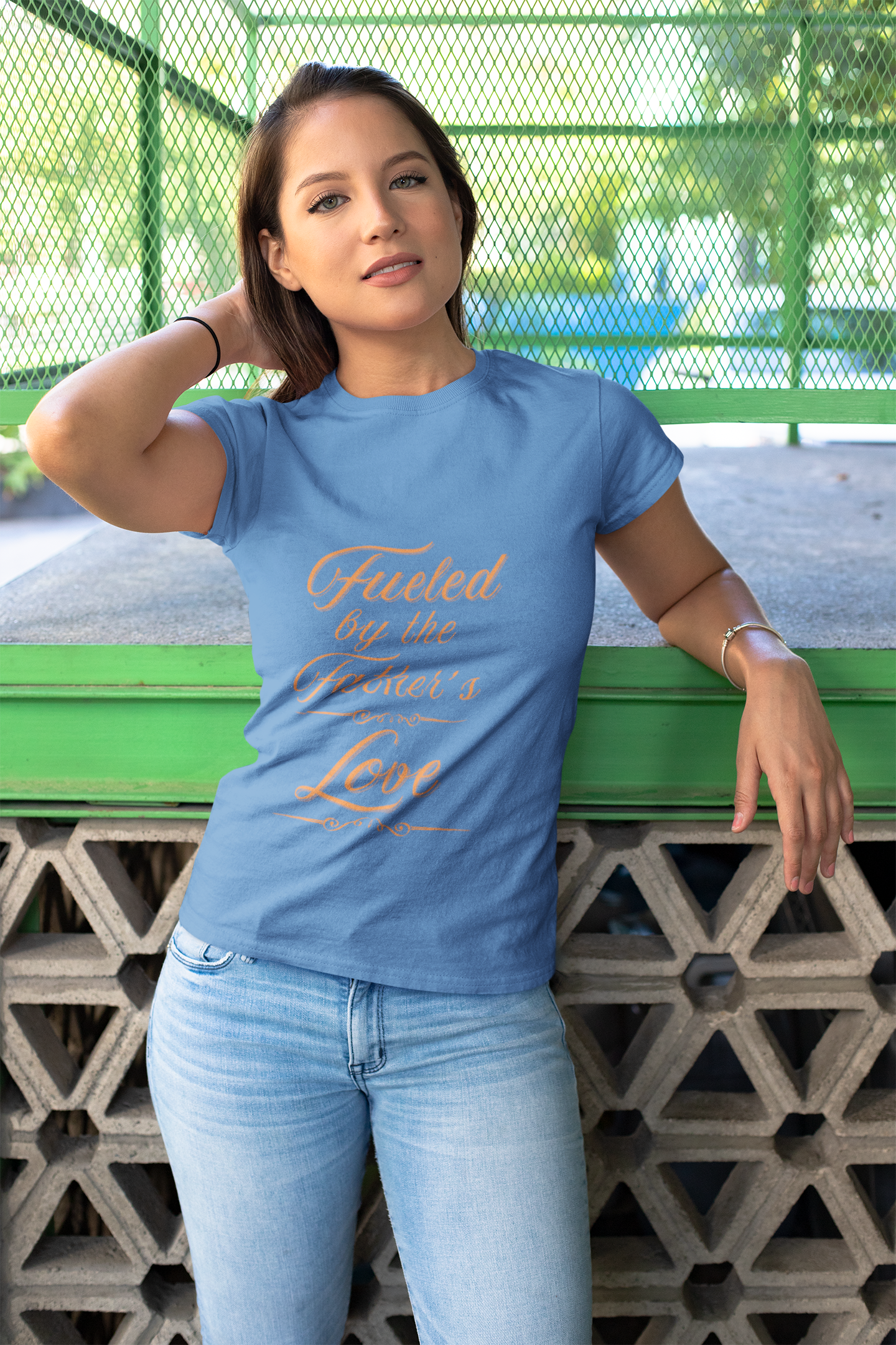 A Selection of "Fueled by the Father's Love"  Unisex T-Shirt