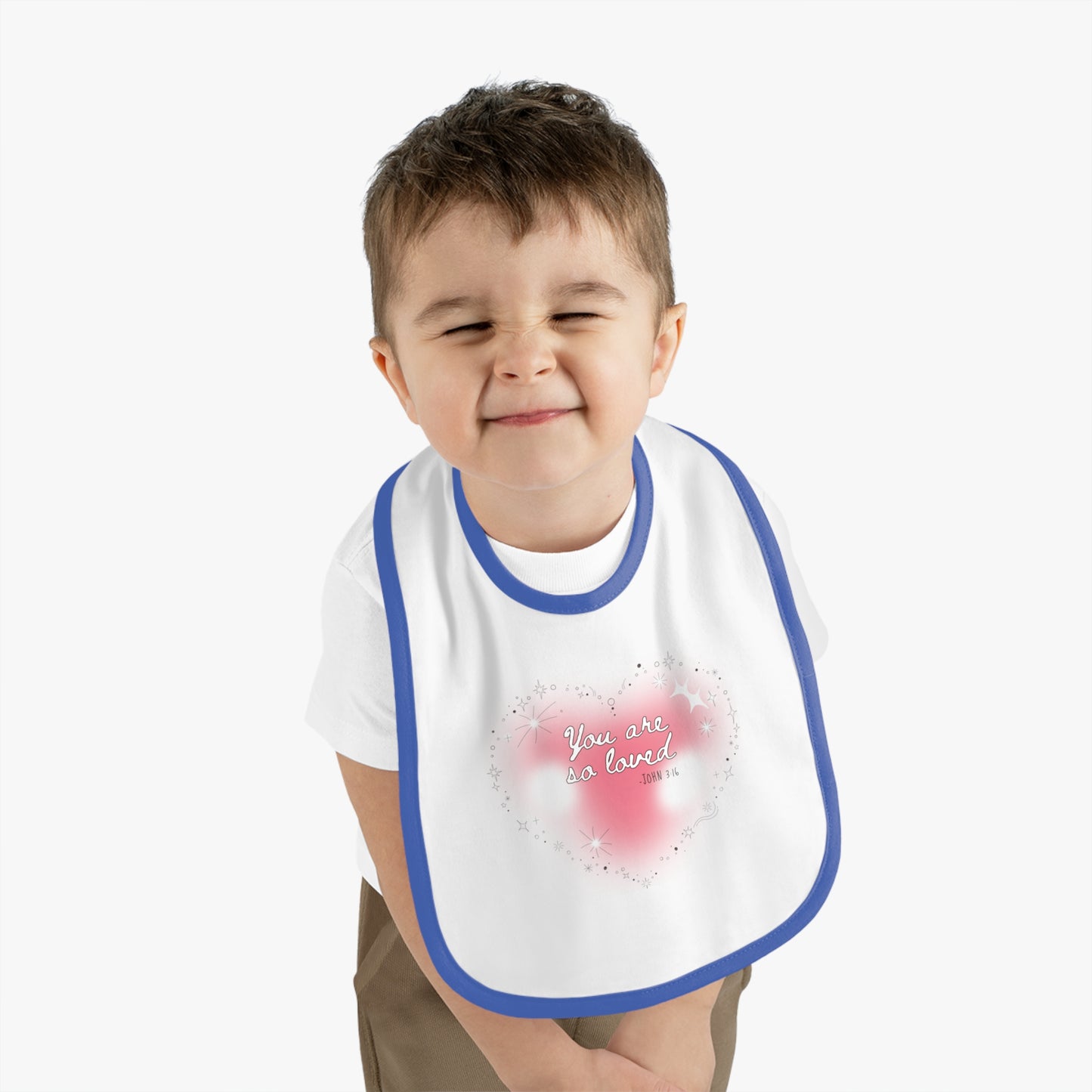 'You are so Loved' Baby Bib - Stylish Infant Feeding Accessory