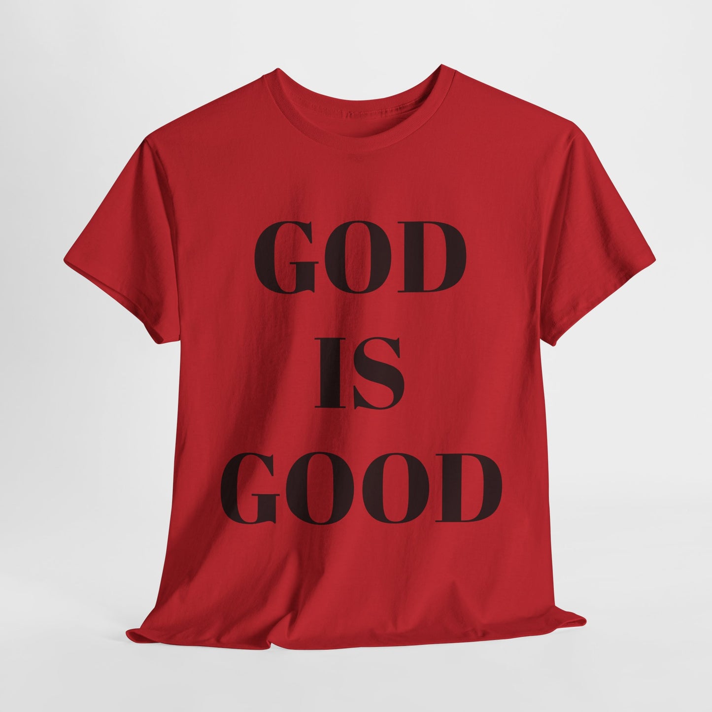 Inspirational "God is Good" - Unisex Heavy Cotton Tee