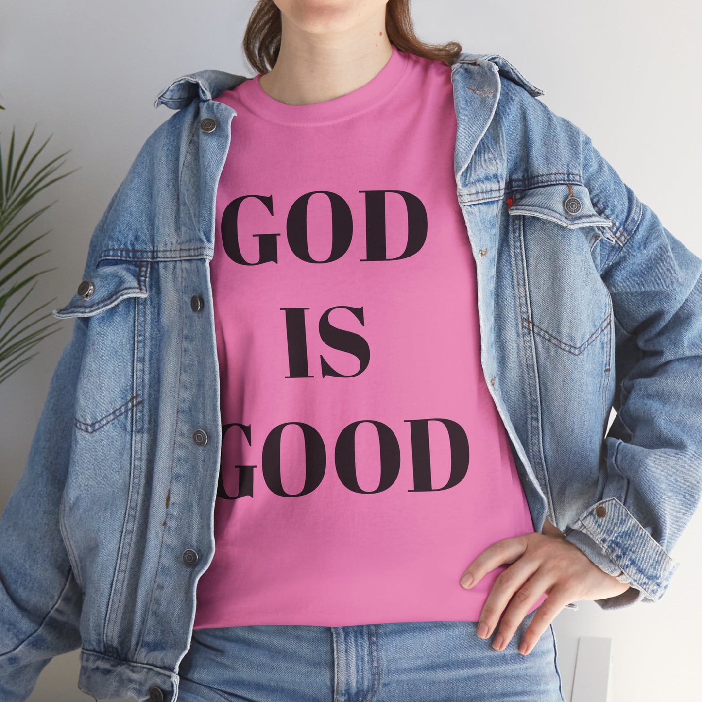 Inspirational "God is Good" - Unisex Heavy Cotton Tee