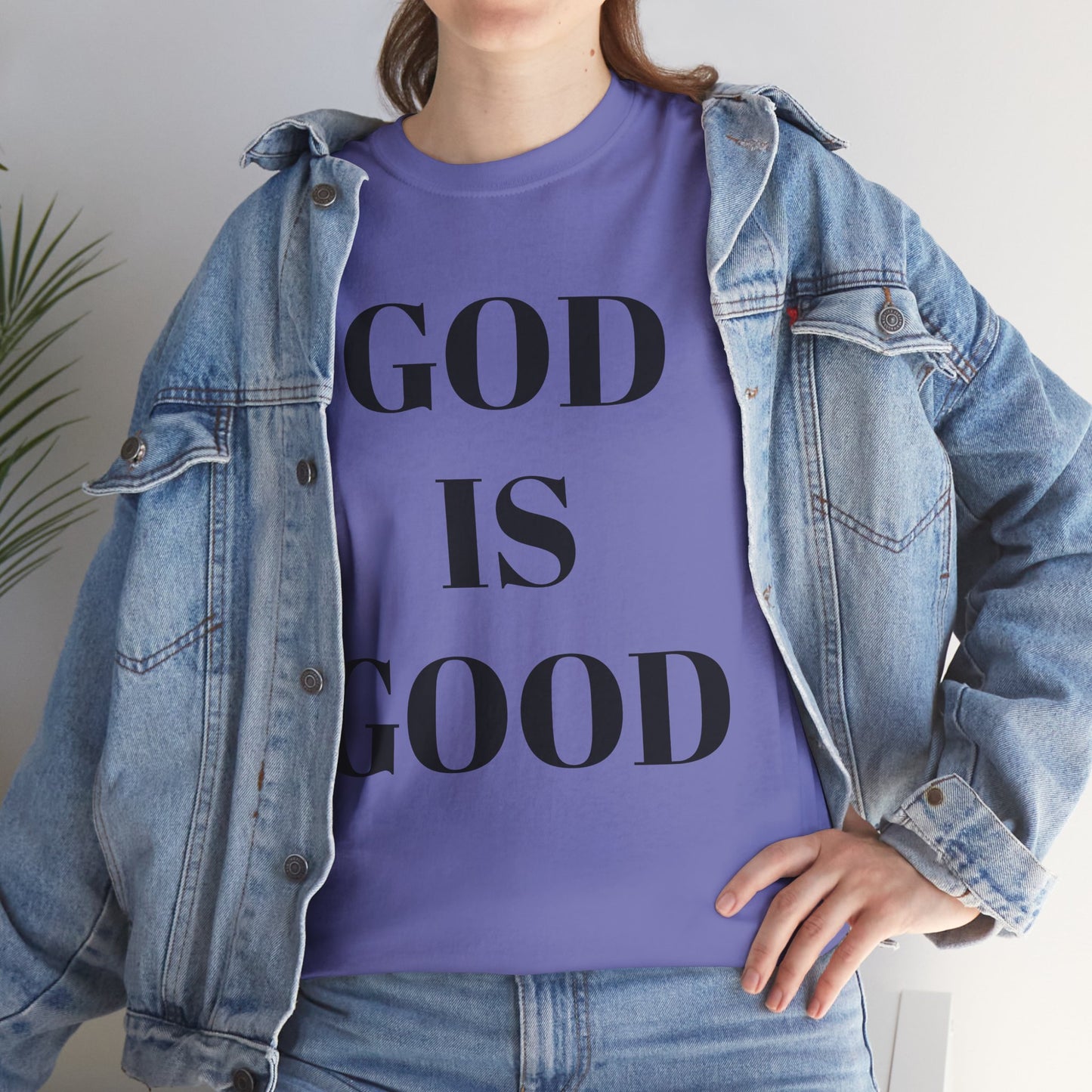 Inspirational "God is Good" - Unisex Heavy Cotton Tee