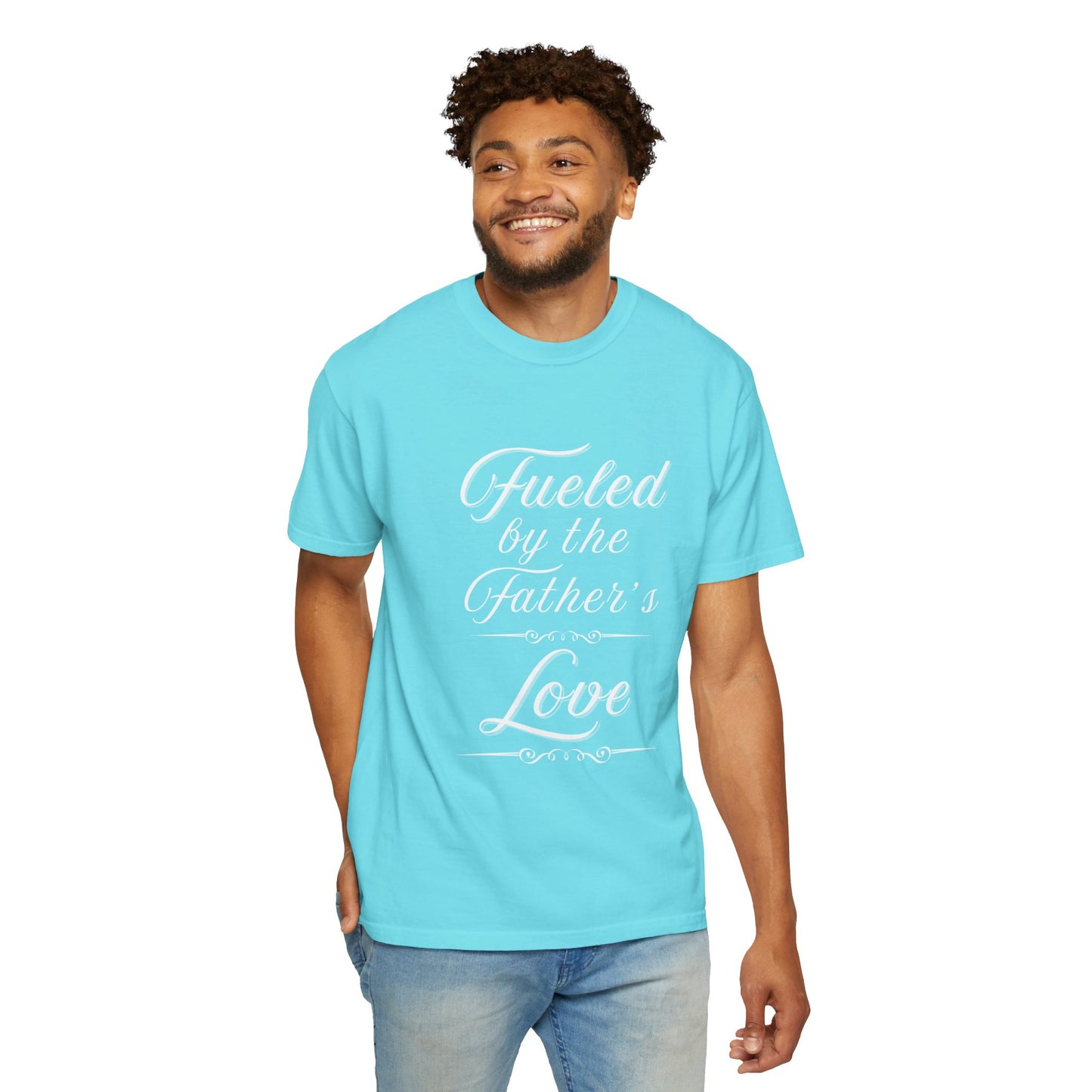 A Selection of "Fueled by the Father's Love"  Unisex T-Shirt