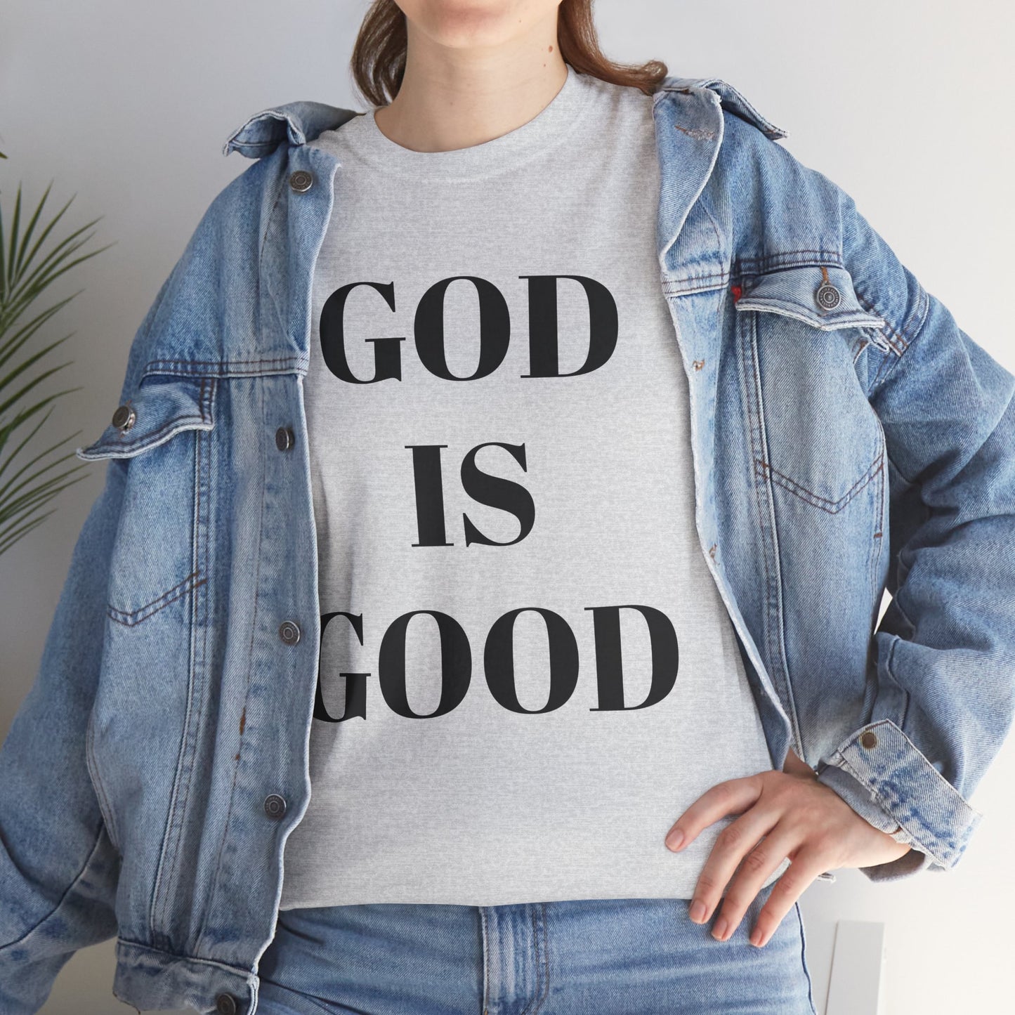 Inspirational "God is Good" - Unisex Heavy Cotton Tee