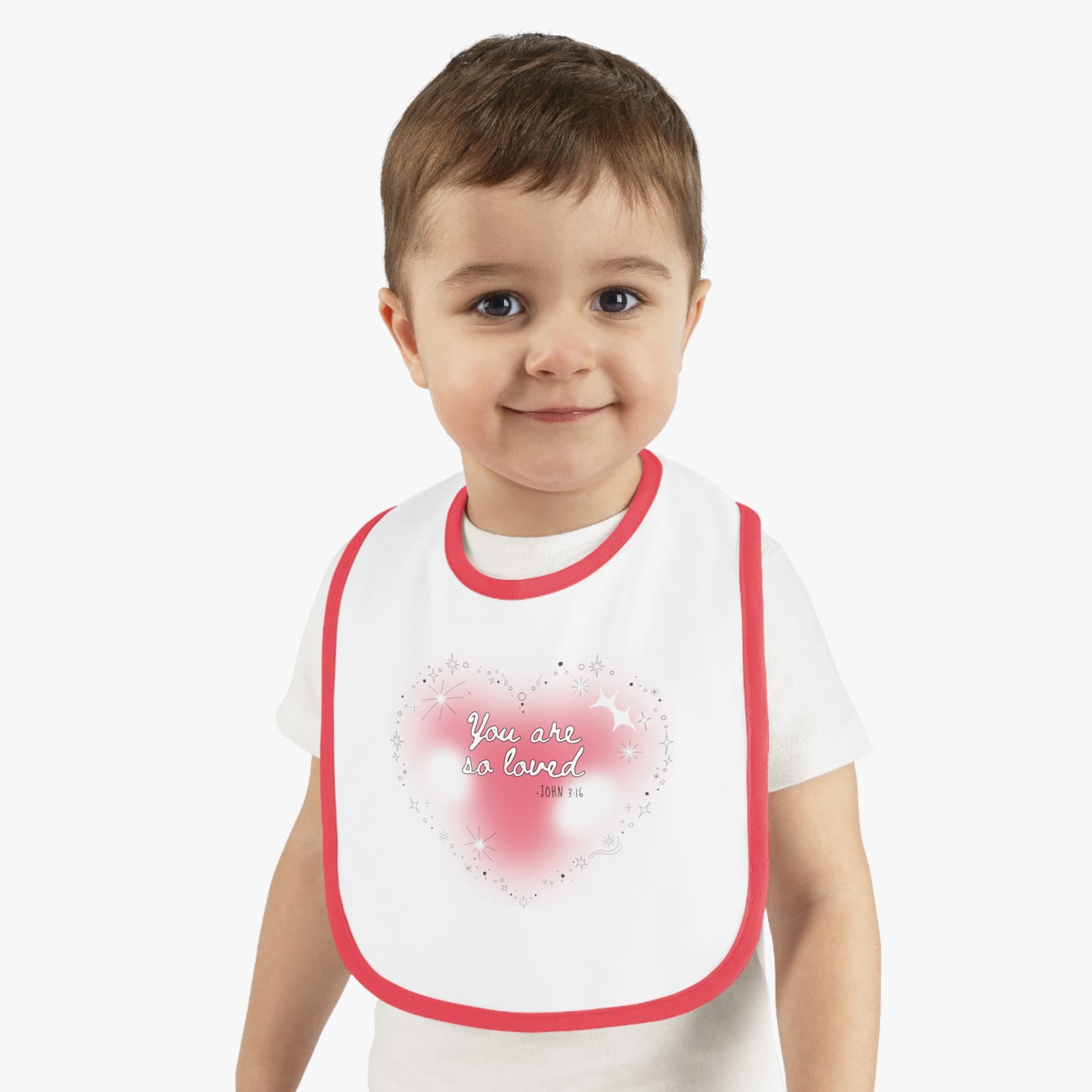 'You are so Loved' Baby Bib - Stylish Infant Feeding Accessory