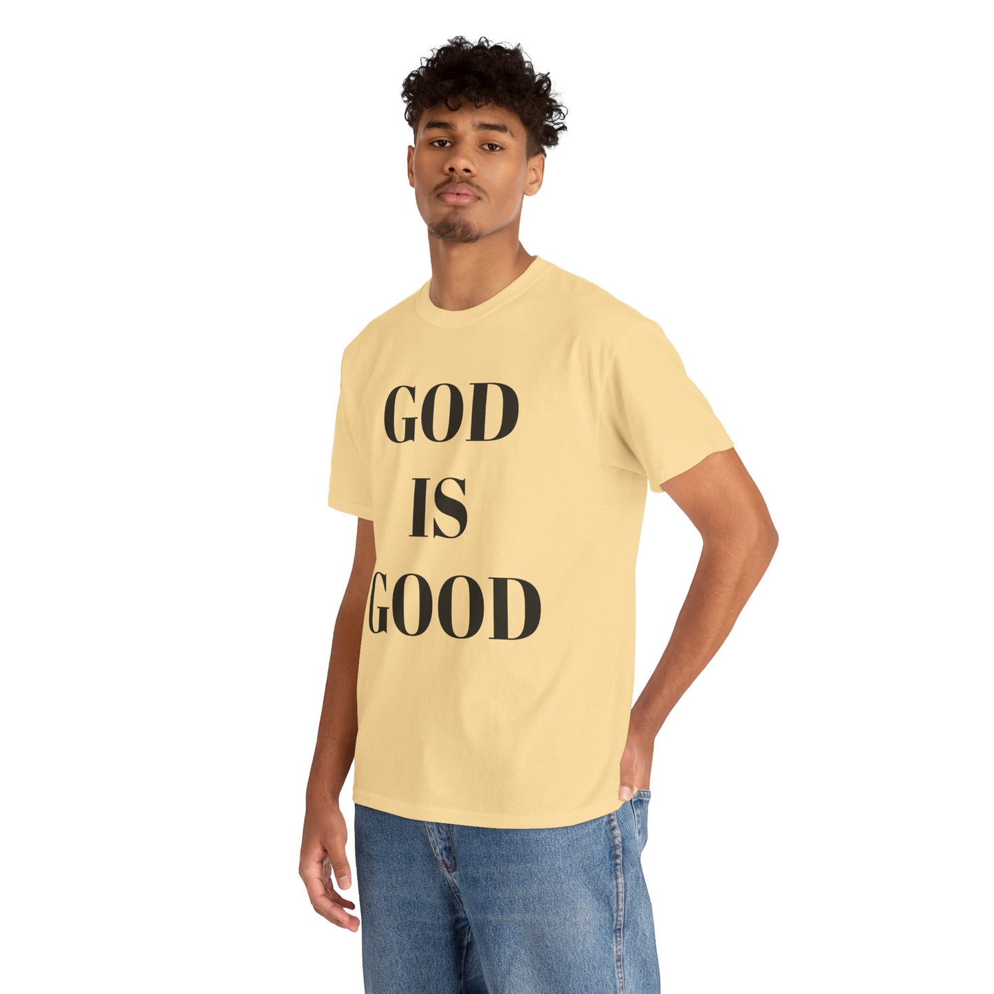 Inspirational "God is Good" - Unisex Heavy Cotton Tee