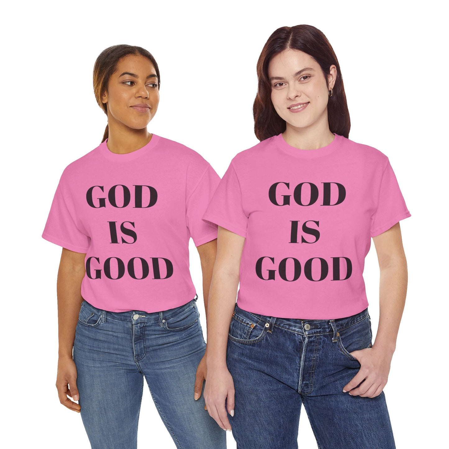 Inspirational "God is Good" - Unisex Heavy Cotton Tee