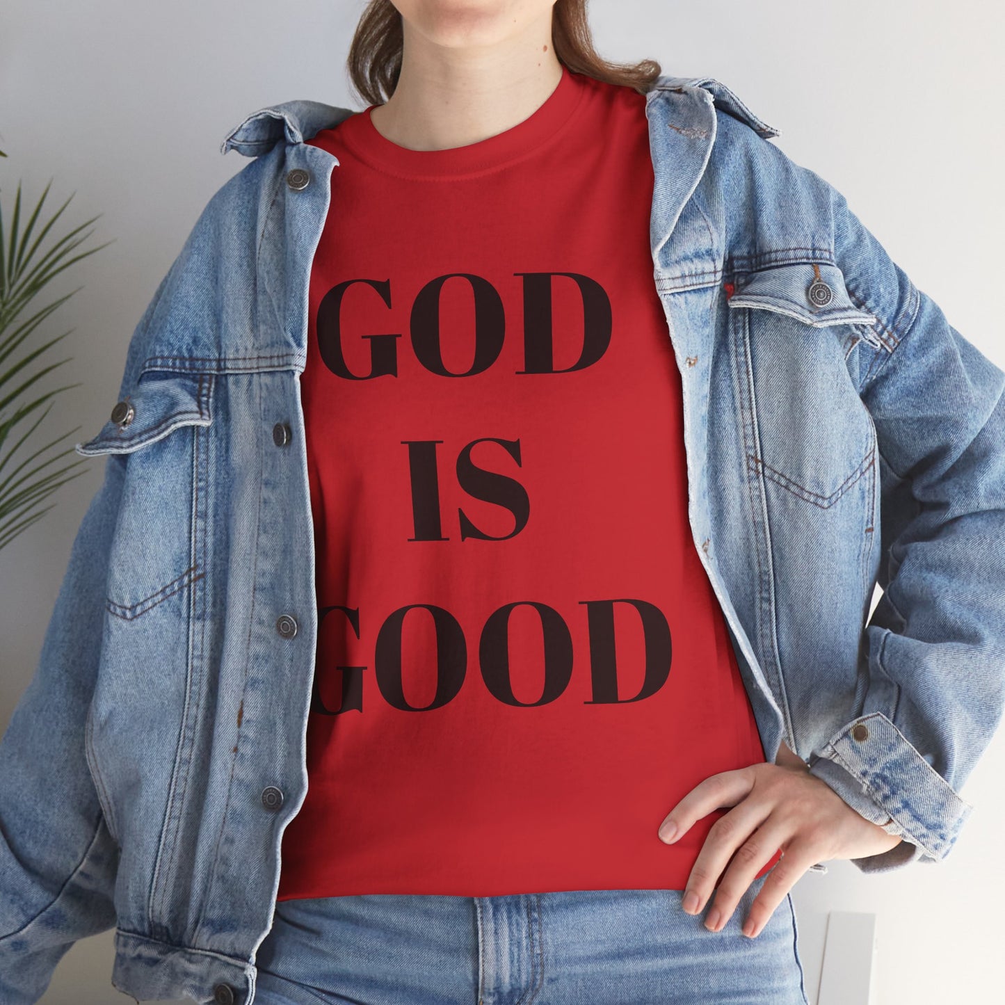 Inspirational "God is Good" - Unisex Heavy Cotton Tee