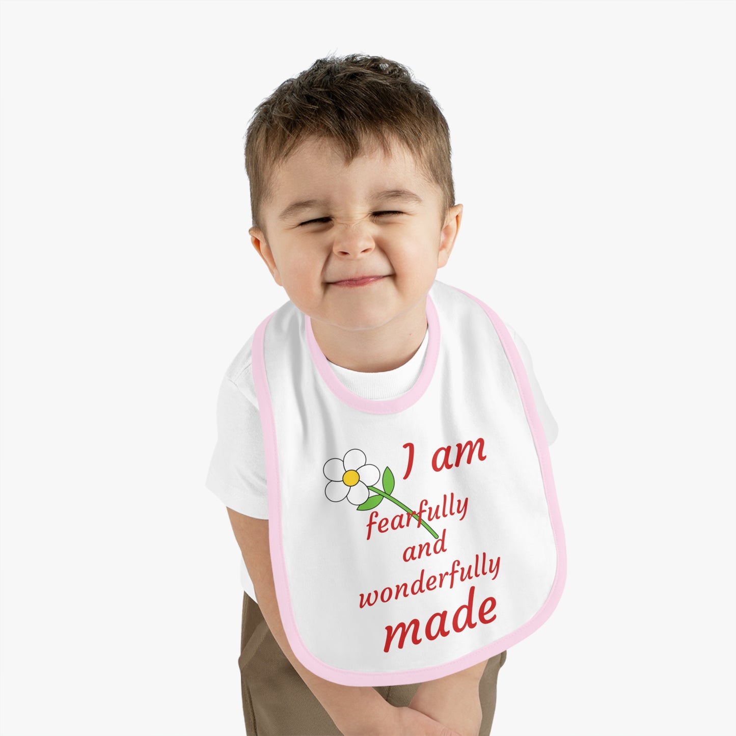 Fearfully and Wonderfully Made Baby Bib -  for Newborns and Infants