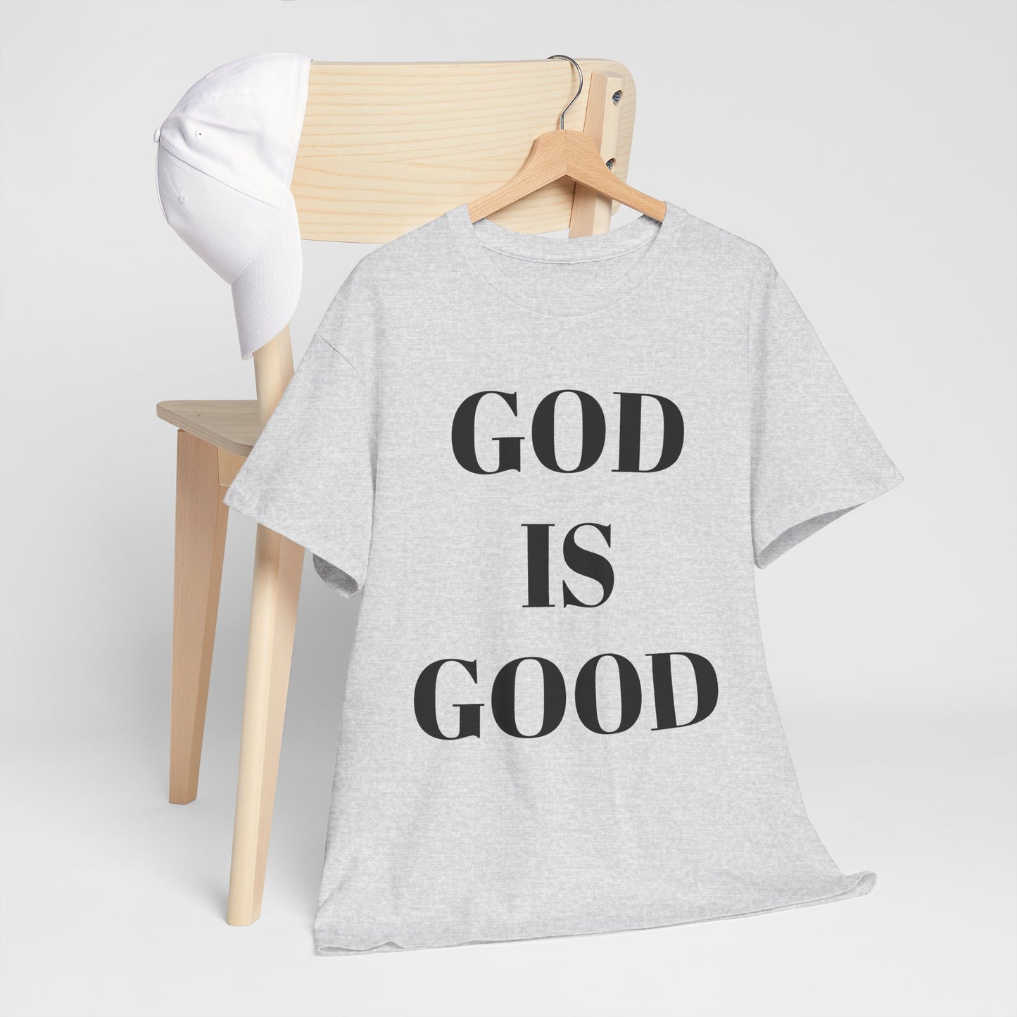 Inspirational "God is Good" - Unisex Heavy Cotton Tee