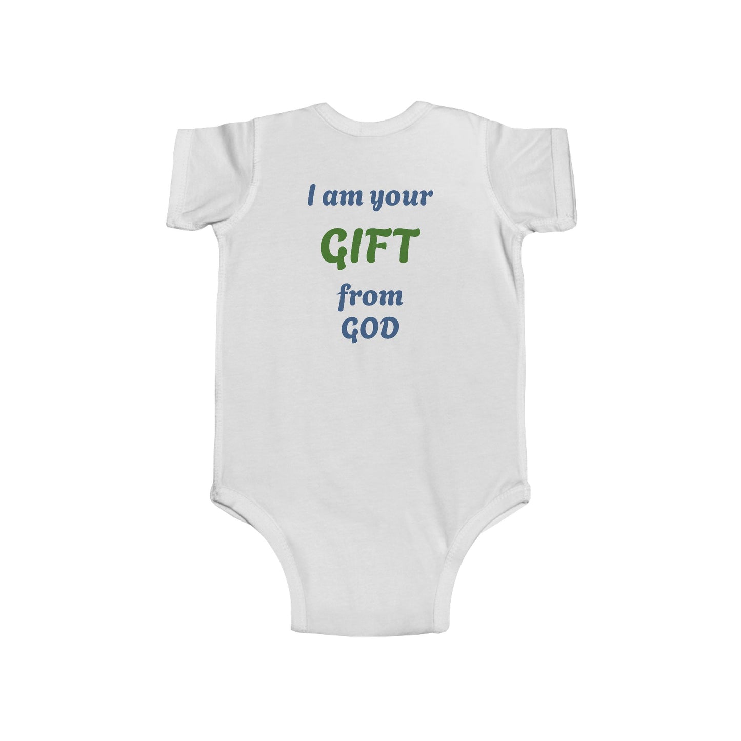 Inspirational Infant Bodysuit: 'Children are a Heritage' & 'Gift from God'