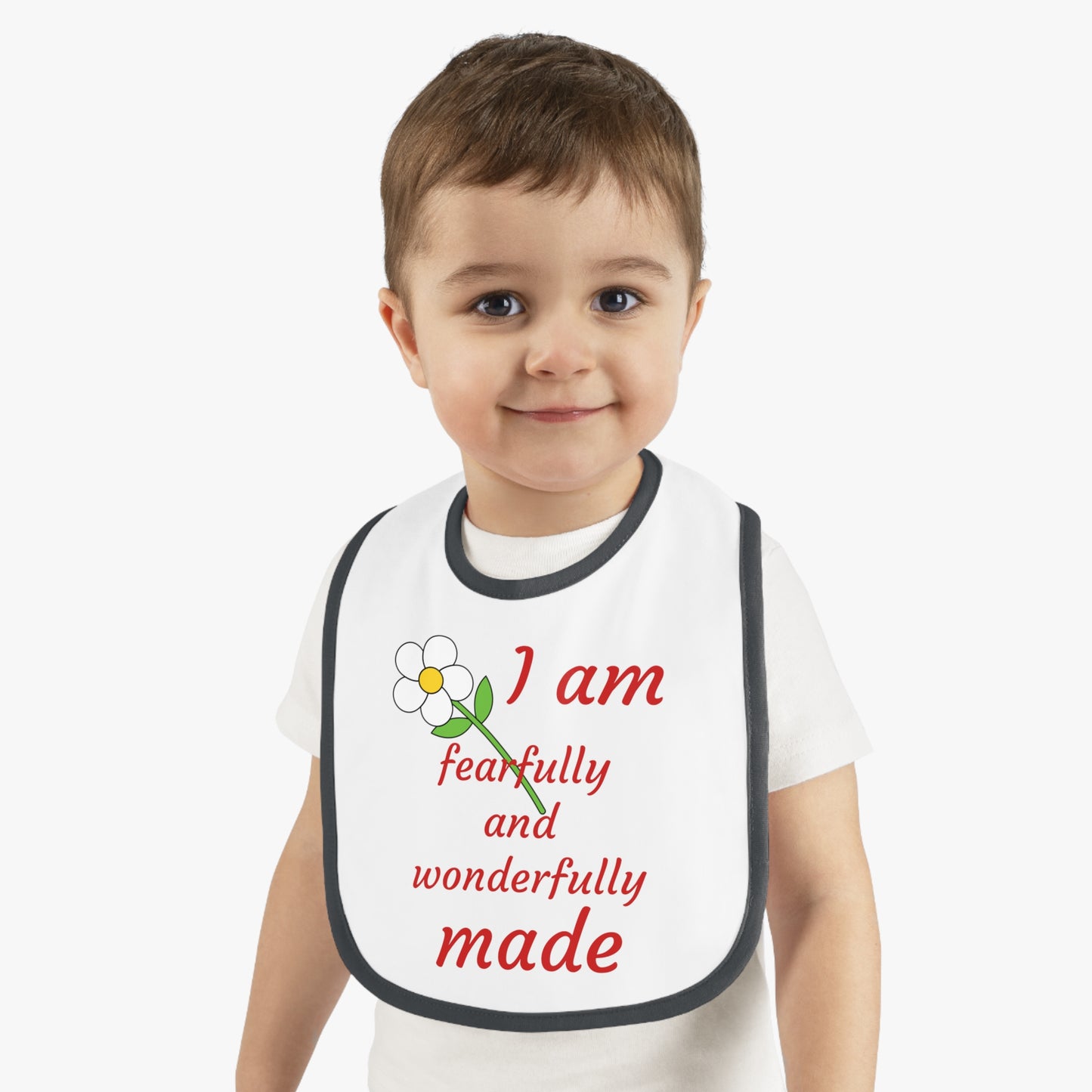 Fearfully and Wonderfully Made Baby Bib -  for Newborns and Infants