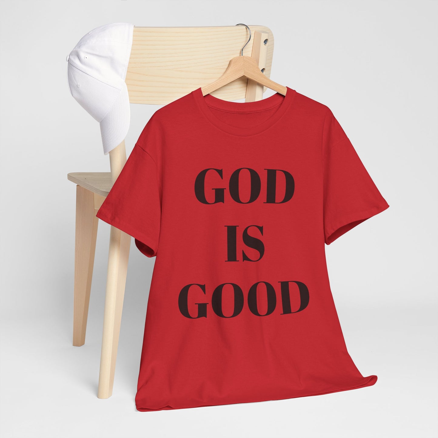 Inspirational "God is Good" - Unisex Heavy Cotton Tee