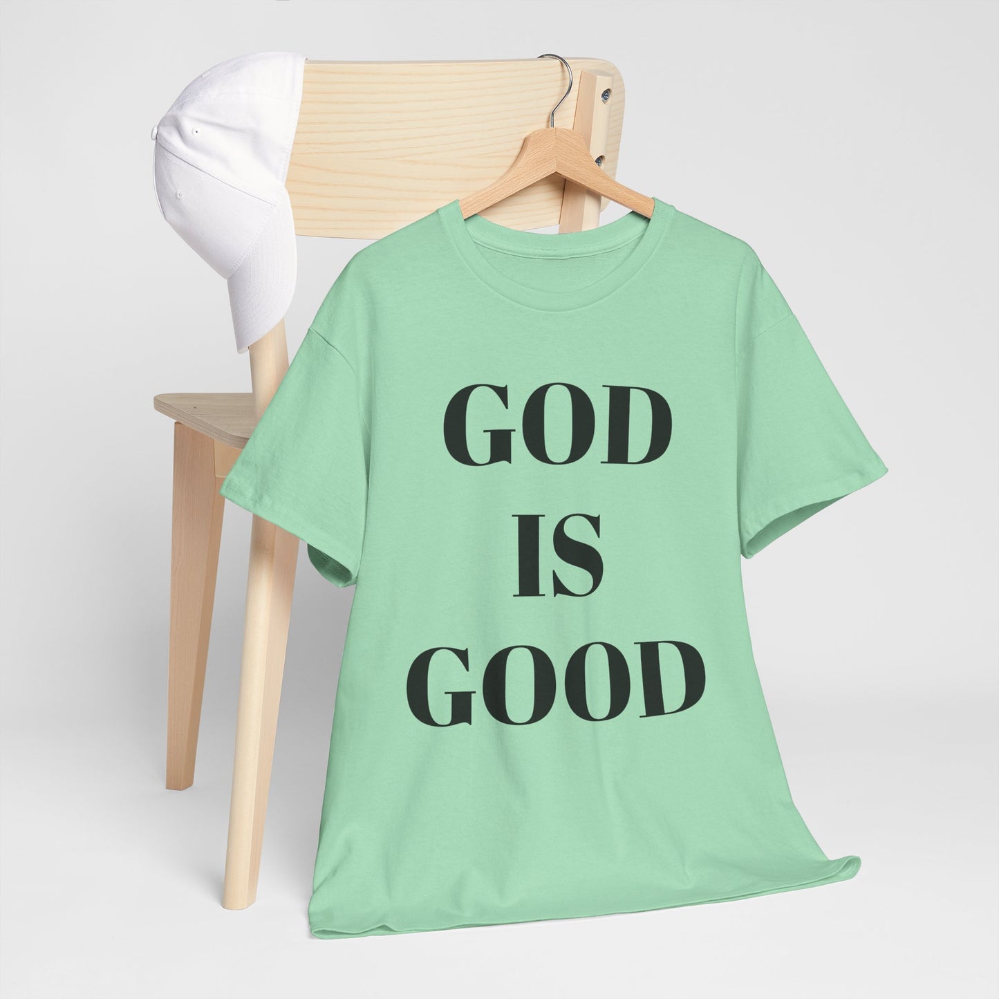 Inspirational "God is Good" - Unisex Heavy Cotton Tee