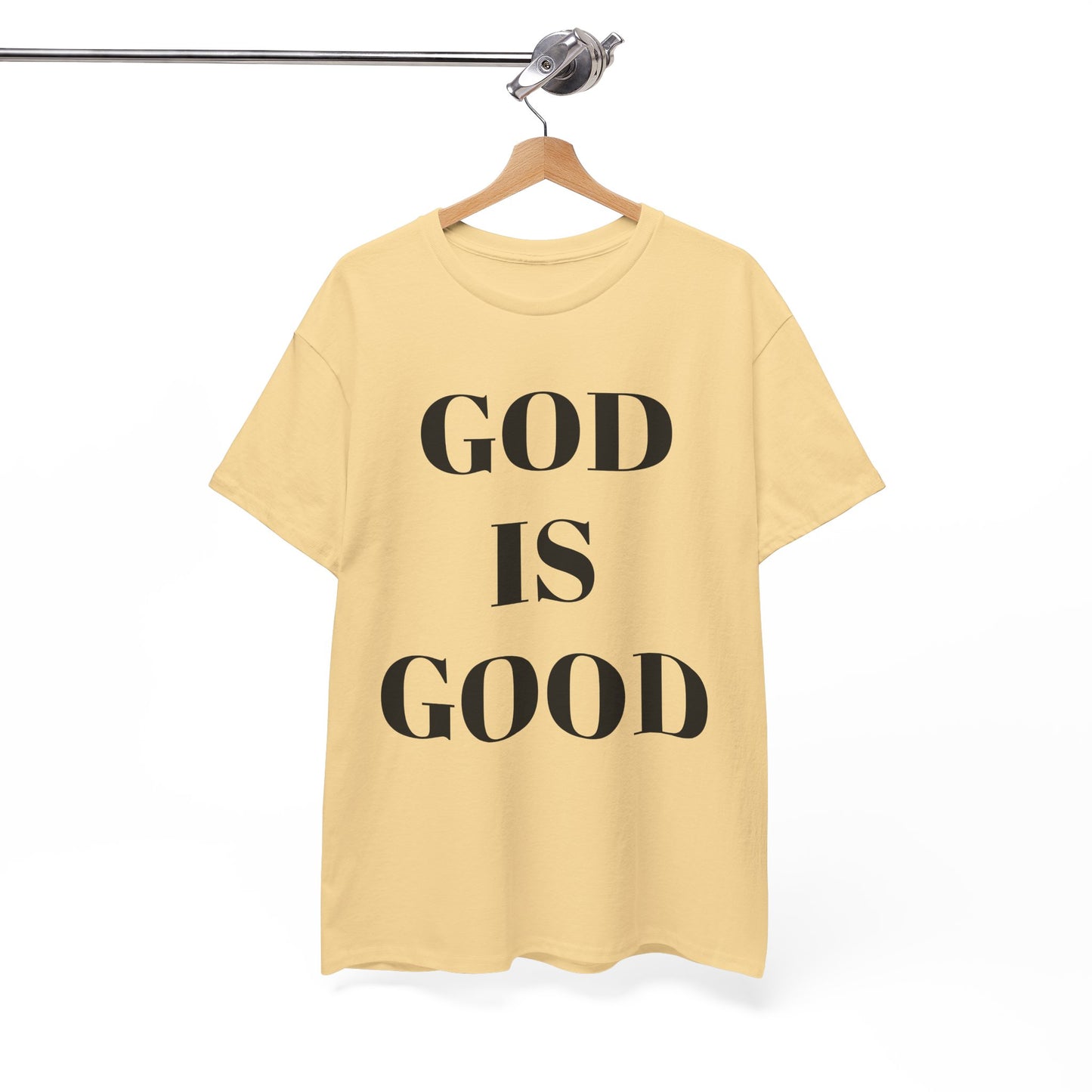 Inspirational "God is Good" - Unisex Heavy Cotton Tee